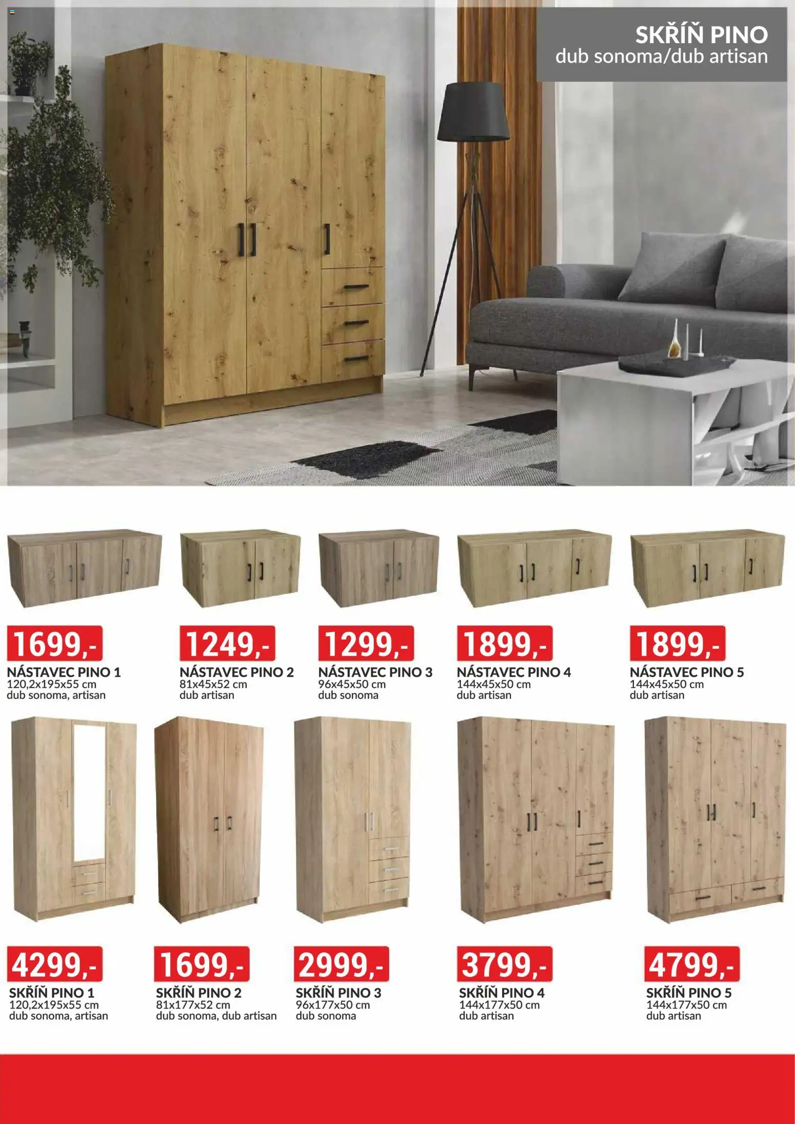 BAUMAX leták - Zařiďte si bydlení od 01.01.2026 | Strana: 17 | Produkty: Skříň