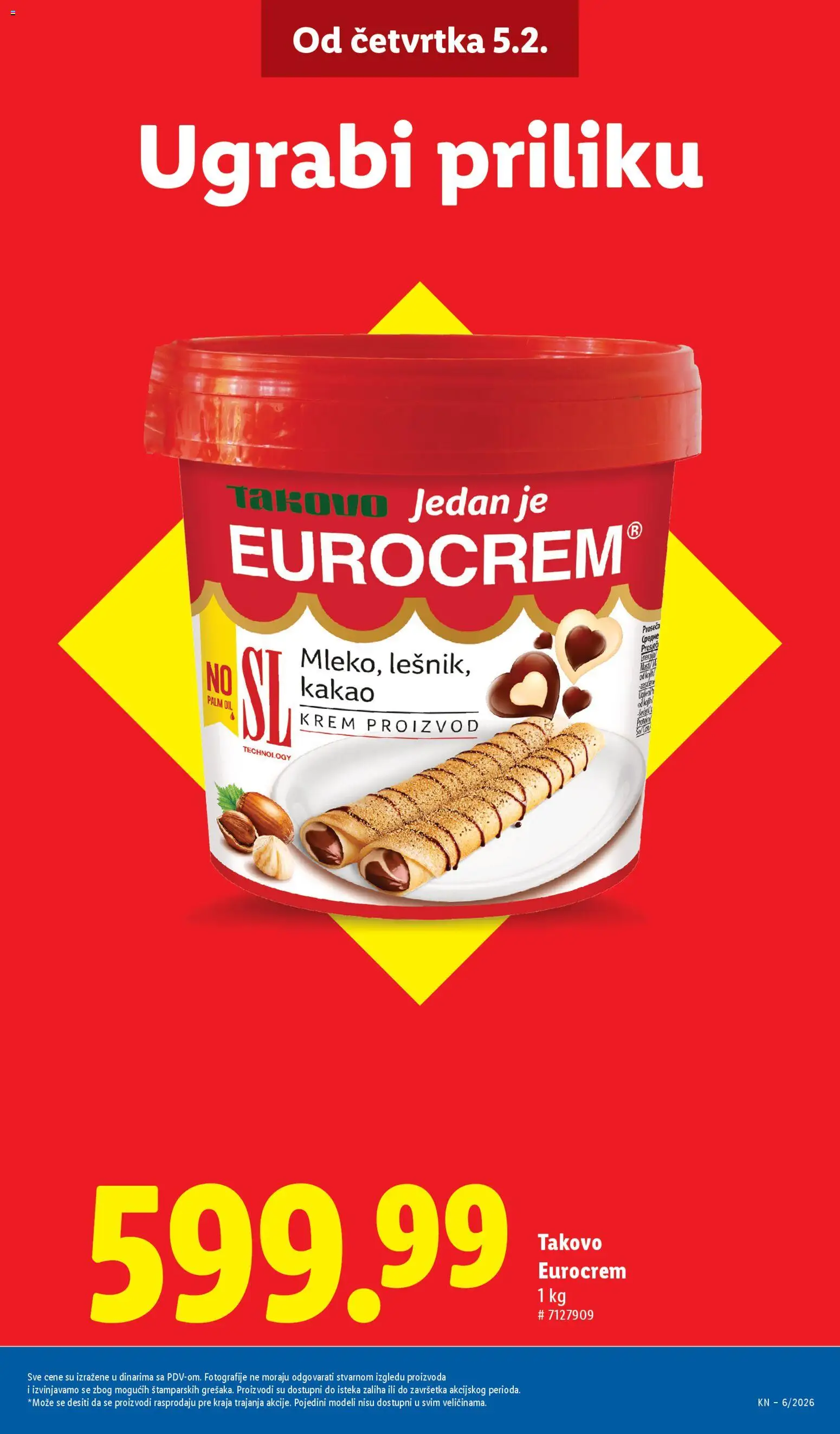 Lidl katalog - važi od 05.02.2026 | Strana: 5 | Proizvode: Protein, Eurocrem