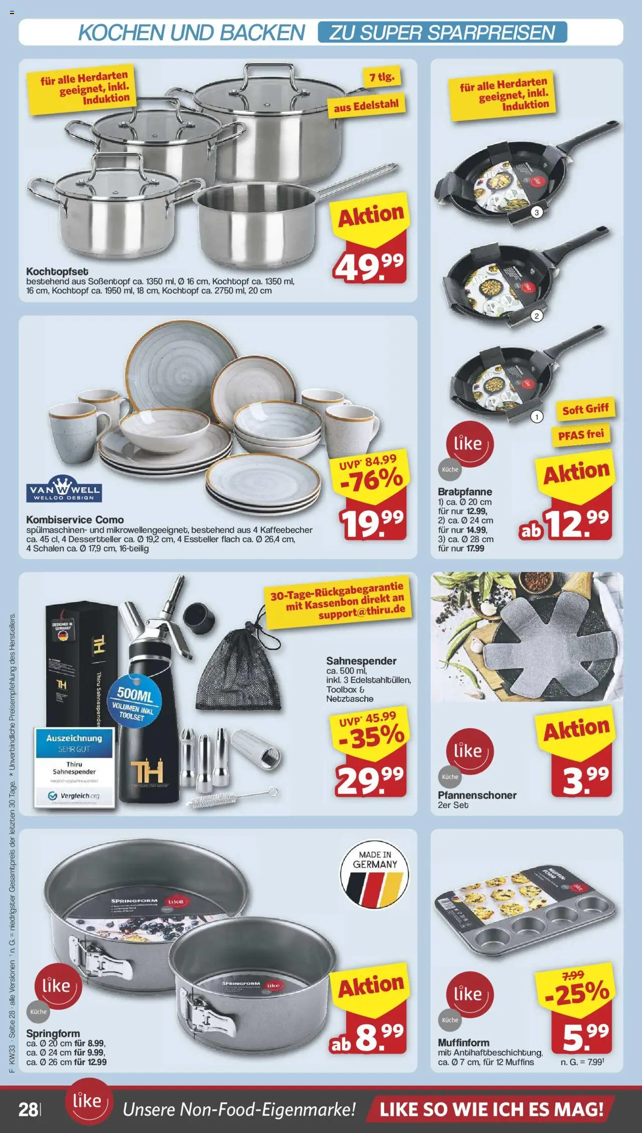 Famila Nordwest Prospekt 	 - gültig ab dem 11.08.2025 | Seite: 32 | Produkte: Küche