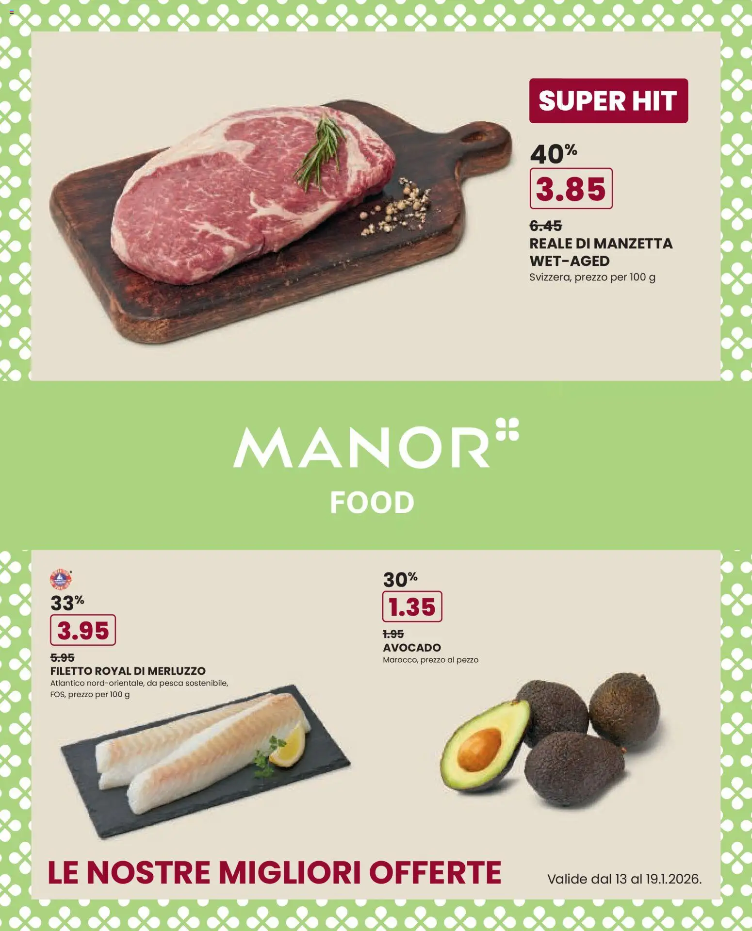 Manor Aktionen IT – gültig ab 13.01.2026 | Seite: 1 | Produkte: Avocado