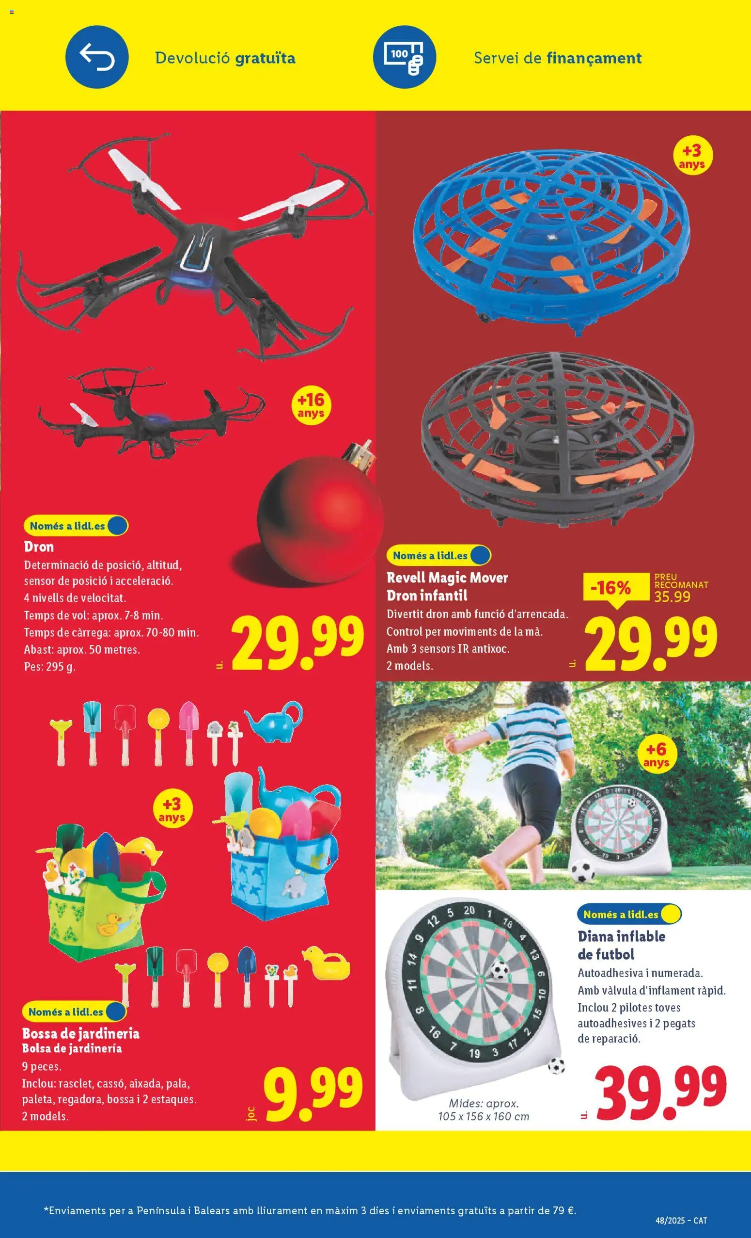 Lidl - Black Friday │ válido desde el 24.11.2025 | Página: 3 | Productos: Drone, Bolsa