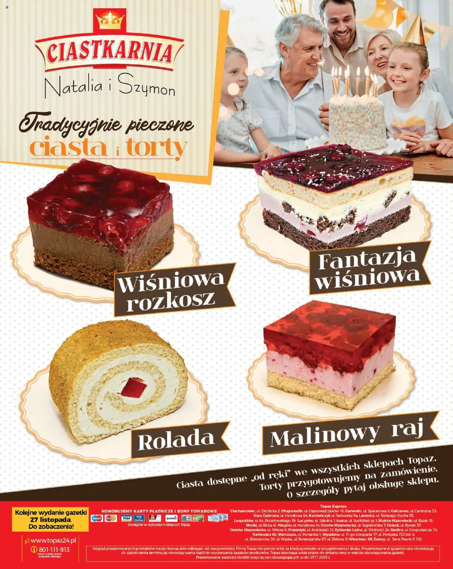 Topaz Gazetka - Express od 20.11.2025 | Strona: 28 | Produkty: Rolada