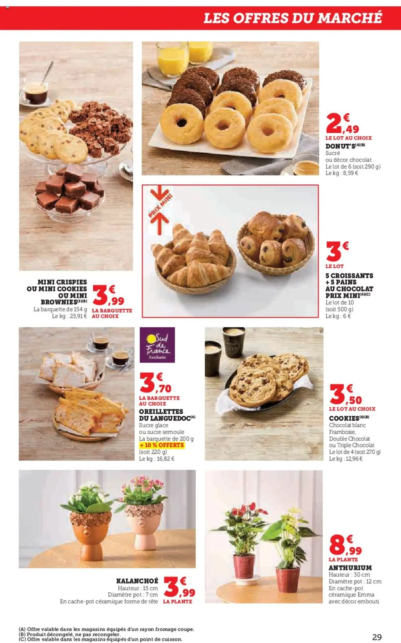{H1} | Page: 29 | Produits: Sucre, Sucre glace, Cookies, Chocolat
