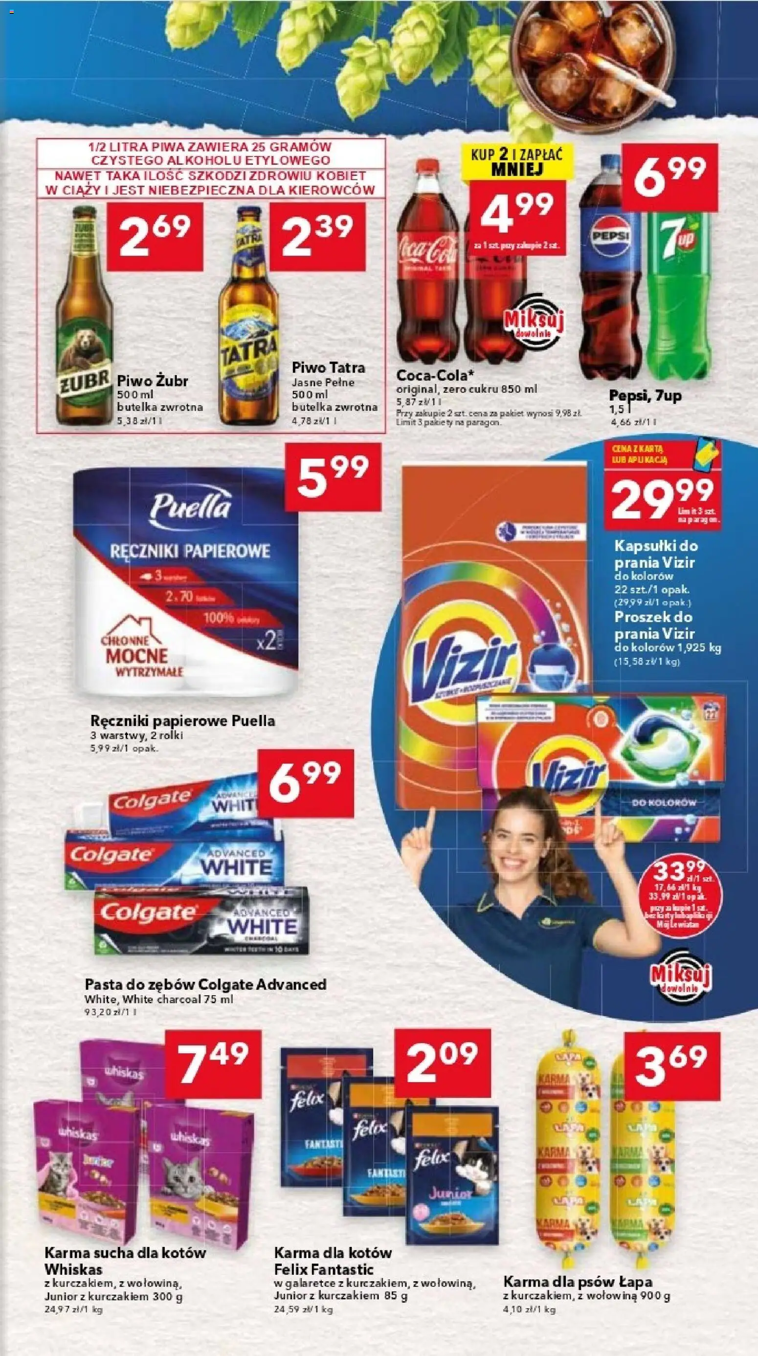 Lewiatan gazetka - Warszawa od 29.01.2026 | Strona: 7 | Produkty: Karta, Ręczniki papierowe, Karma dla kotów, Pasta do zębów