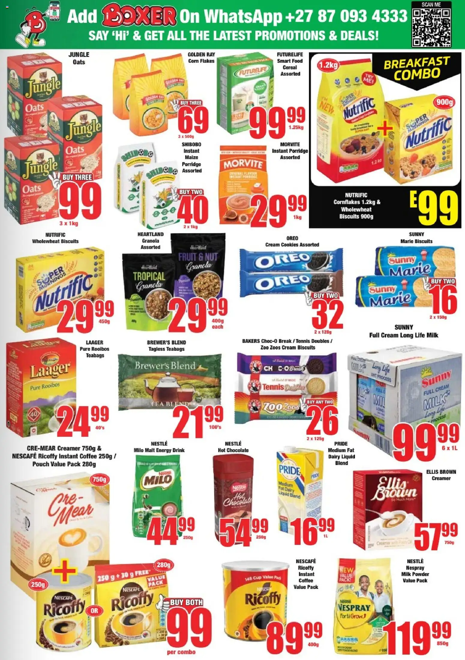 New Boxer catalogue – valid from 19.02.2026 | Page: 5 | Products: Corn, Chocolate, Powder, Cream