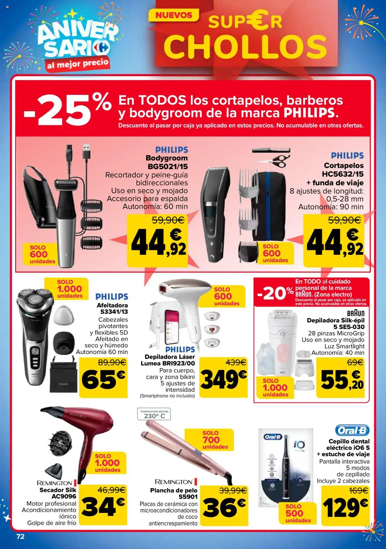 Carrefour folleto │ válido desde el 14.10.2025 | Página: 72 | Productos: Cepillo, Τυρόπιτα, Smartphone, Cortapelos