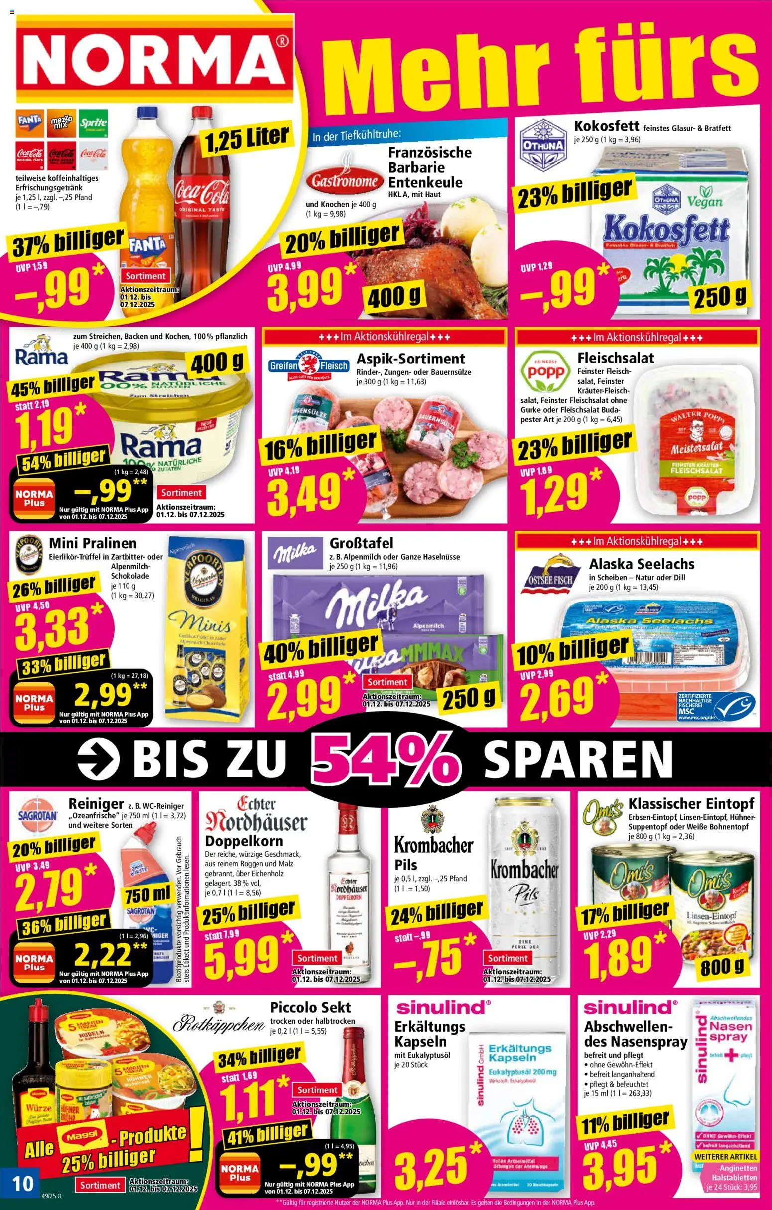 Norma - Cyber Week – gültig ab 01.12.2025 | Seite: 10 | Produkte: Fanta, Fisch, Krombacher, Dill