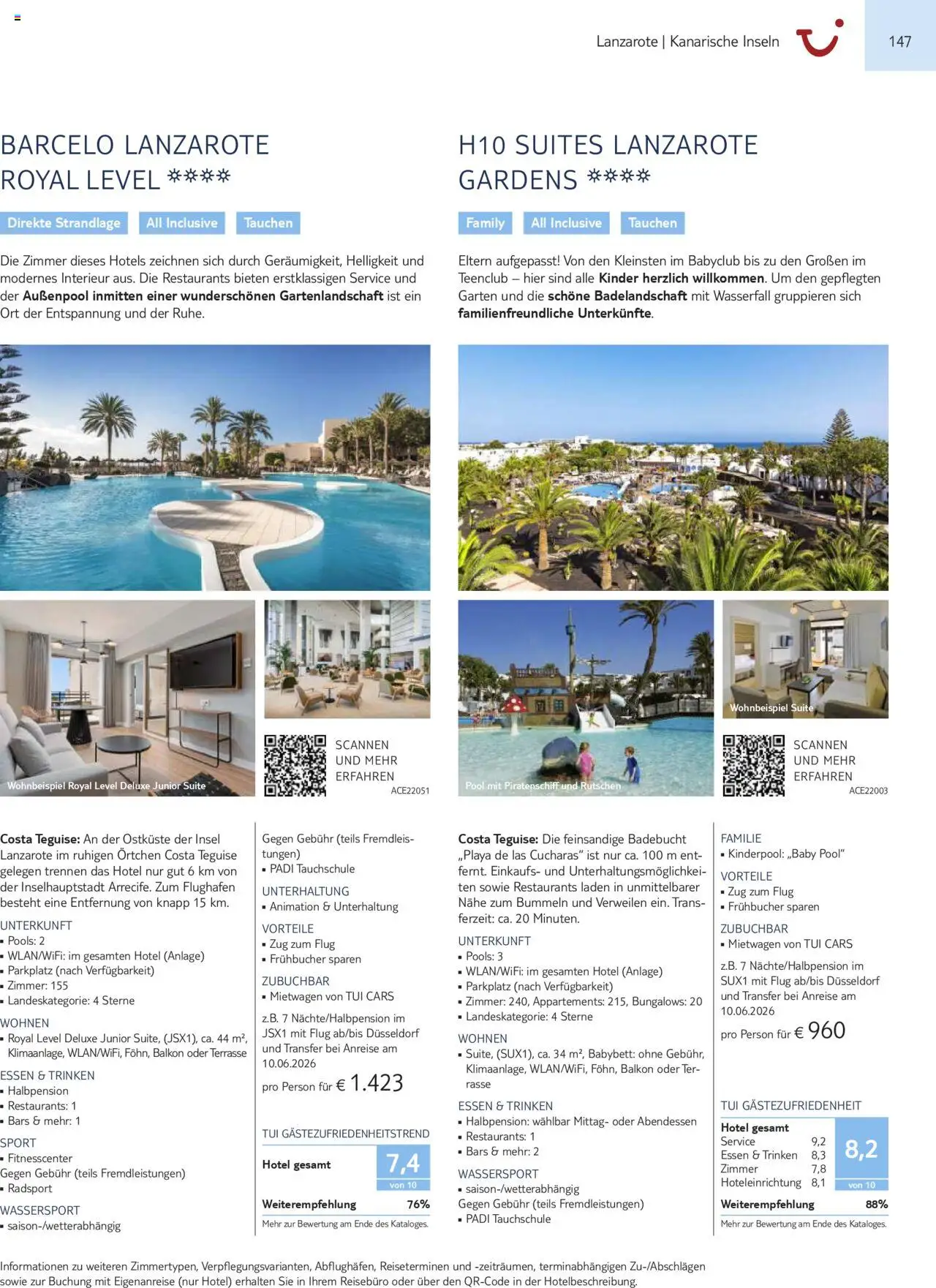 TUI Prospekt Kanaren, Kapverden & Senegal 2025/26	  – gültig ab 01.11.2025 | Seite: 147 | Produkte: Babybett
