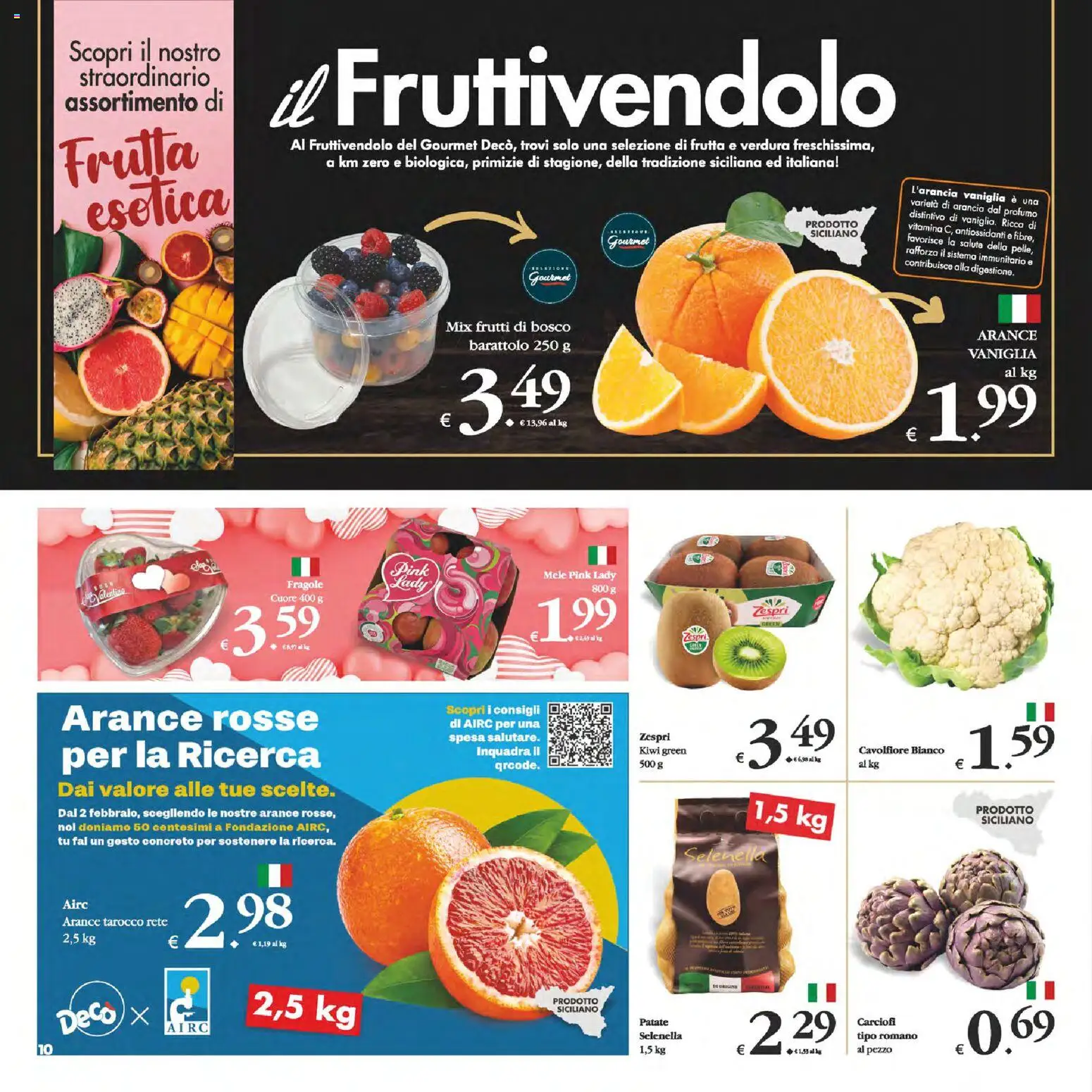 Volantino Decò del 13.02.2026 | Pagina: 10 | Prodotti: Mele, Fragole, Frutta, Profumo