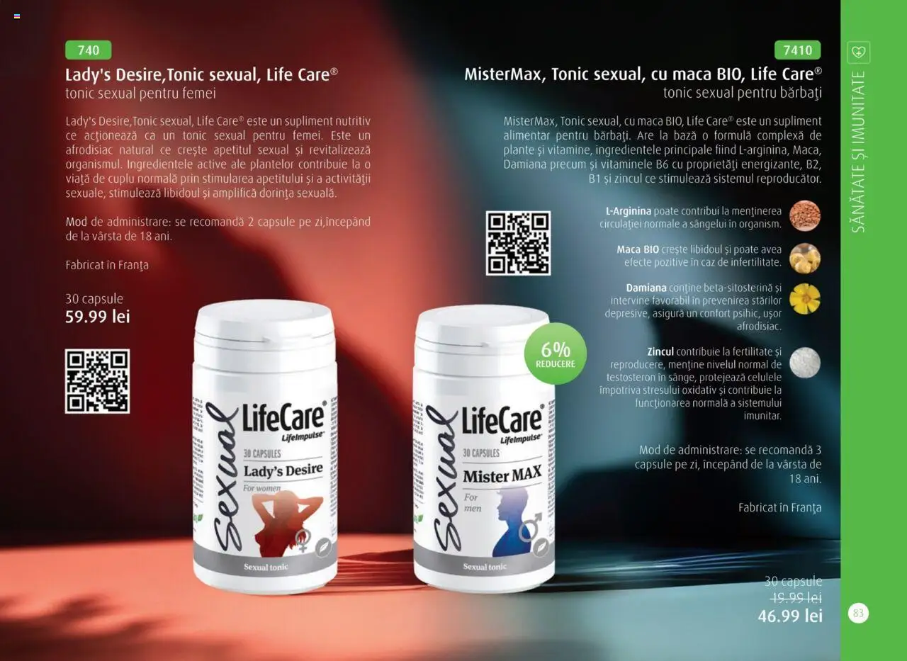 Life Care catalog - Aprilie/Octombrie – valabil de la 01.04.2025 | Pagină: 85 | Produse: Şerit ödül