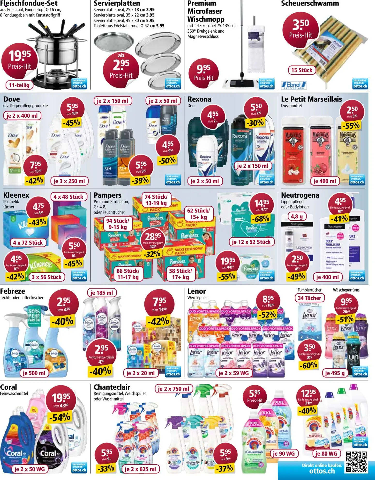 Otto's Aktionen – gültig ab 19.11.2025 | Seite: 3 | Produkte: Parfüm, Weichspüler, Waschmittel, Pampers
