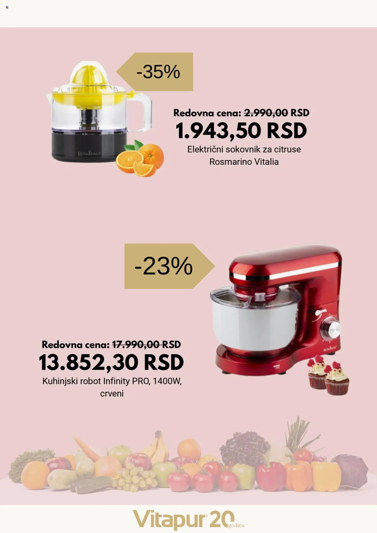 Vitapur katalog - važi od 01.06.2025 | Strana: 3 | Proizvode: Robot, Sokovnik