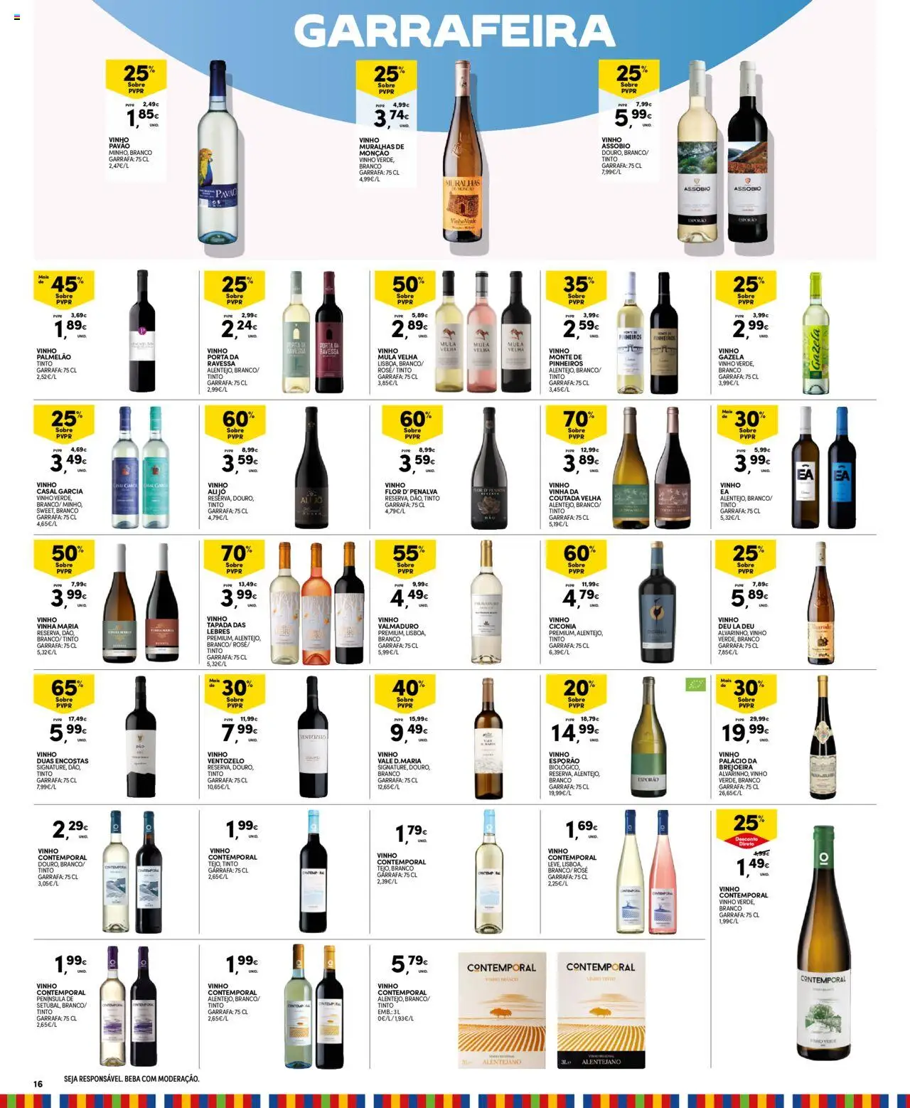 Continente - Madeira │ válido de 12.08.2025 | Página: 16 | Produtos: Porta, Vinho, Vinho tinto