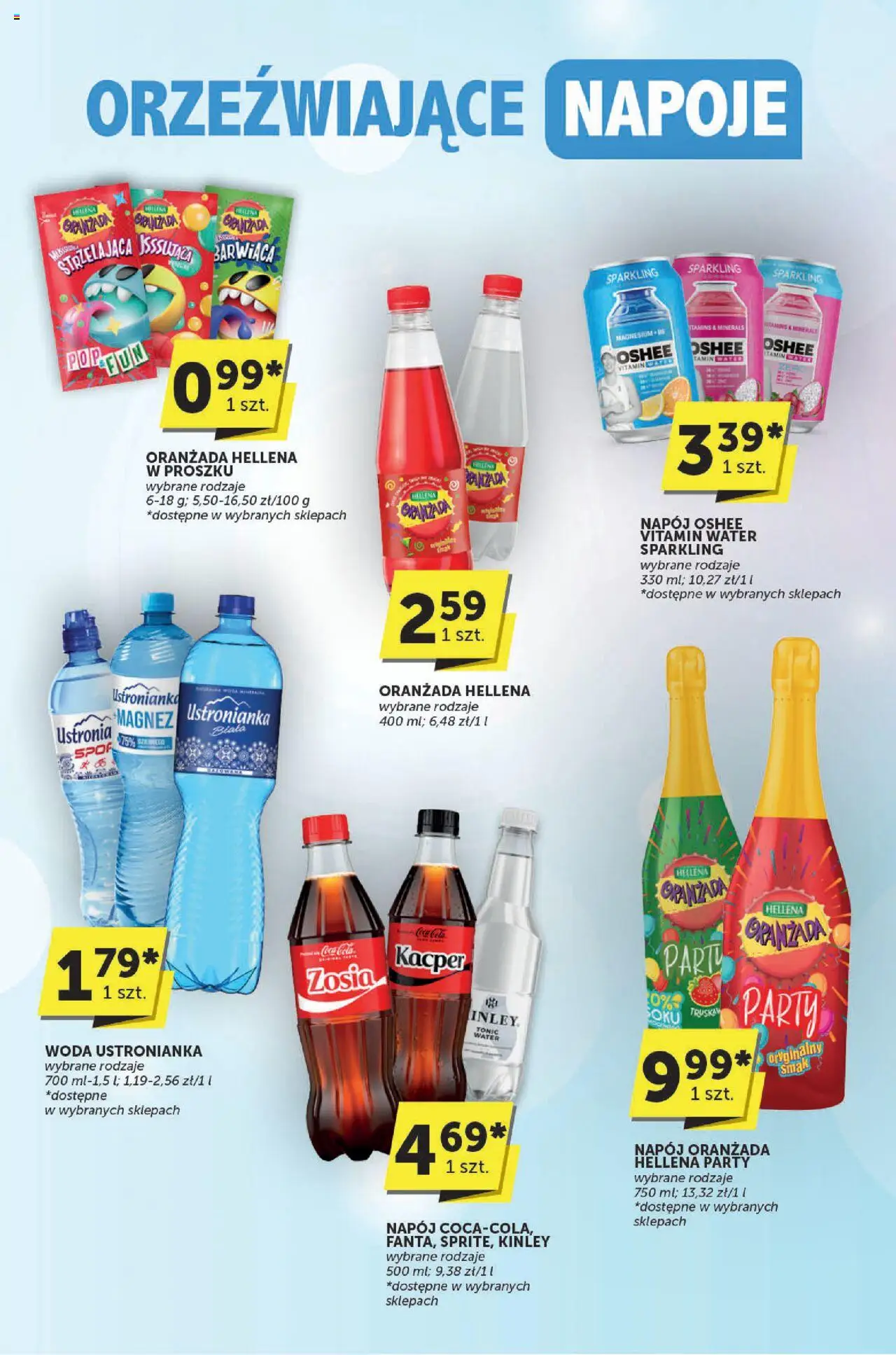 ABC Gazetka - Katalog od 29.05.2025 | Strona: 24 | Produkty: Napoje, Coca cola, Oranżada hellena, Woda
