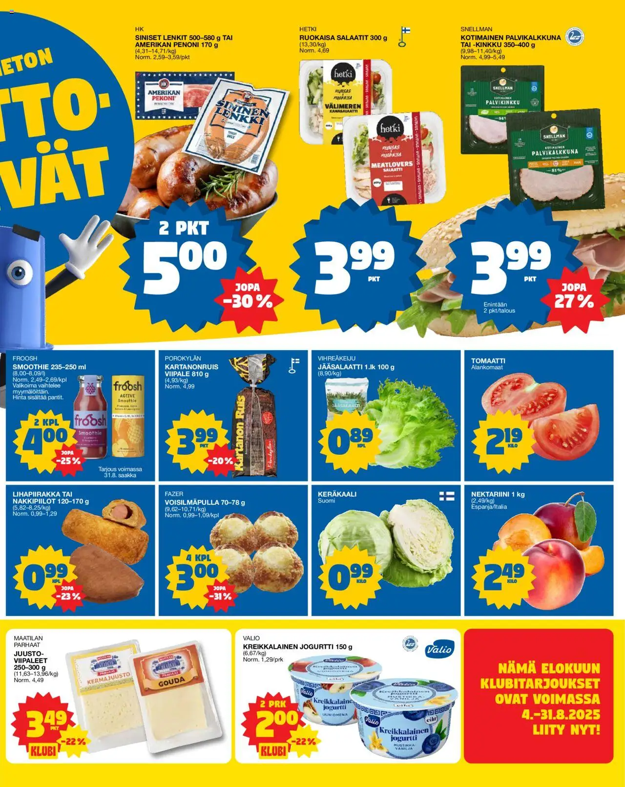 | Sivu: 3 | Tuotteet: Keräkaali, Jogurtti, Kreikkalainen jogurtti, Salaatti