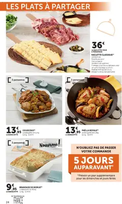 Hyper U - Prévisualisation de Hyper U - La carte Automne Hiver valide à partir de 07.10.2025 | Page: 24 | Produits: Fromage à raclette, Morbier aop, Raclette, Lait