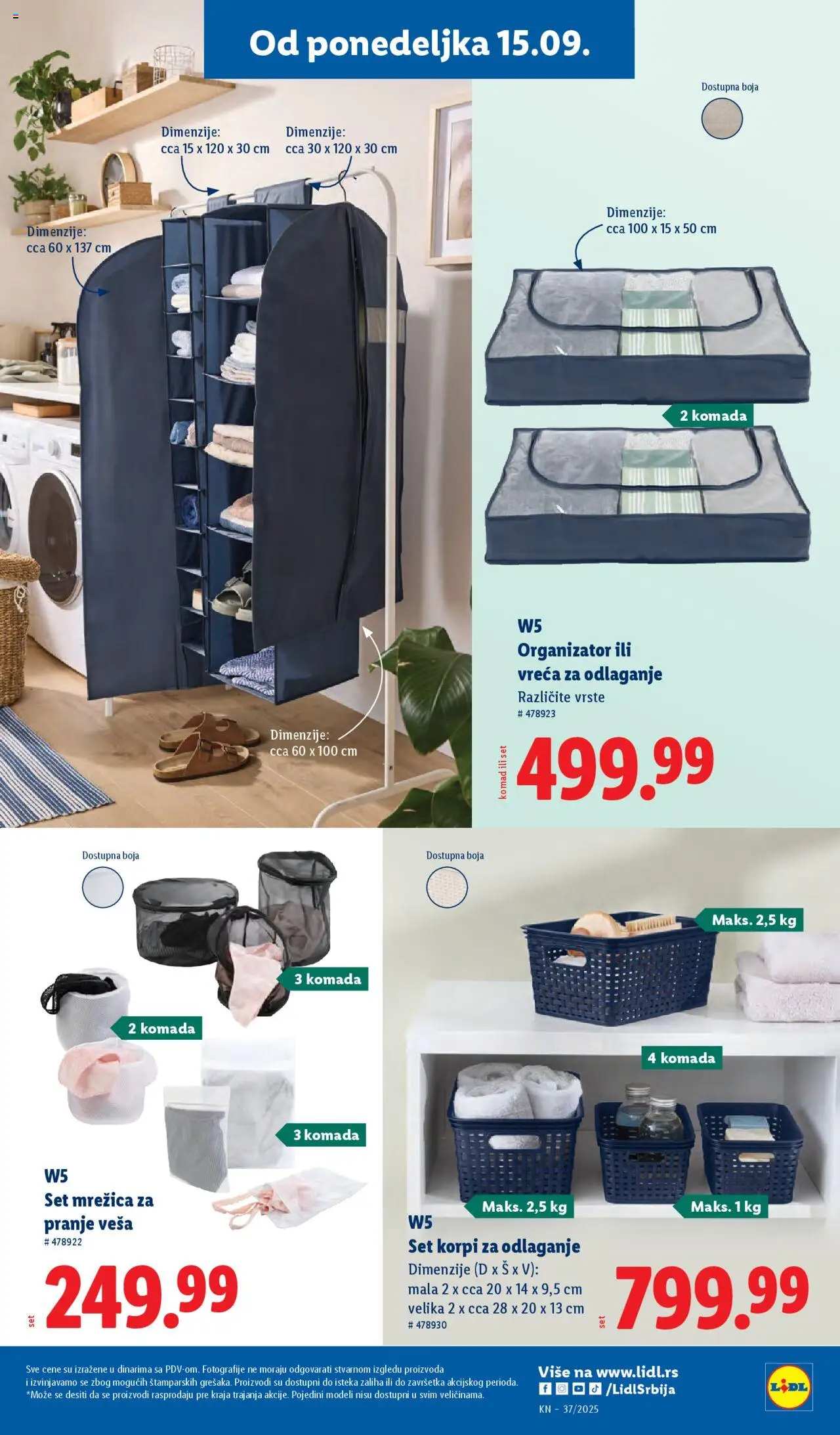 Lidl katalog - važi od 11.09.2025 | Strana: 45 | Proizvode: W5