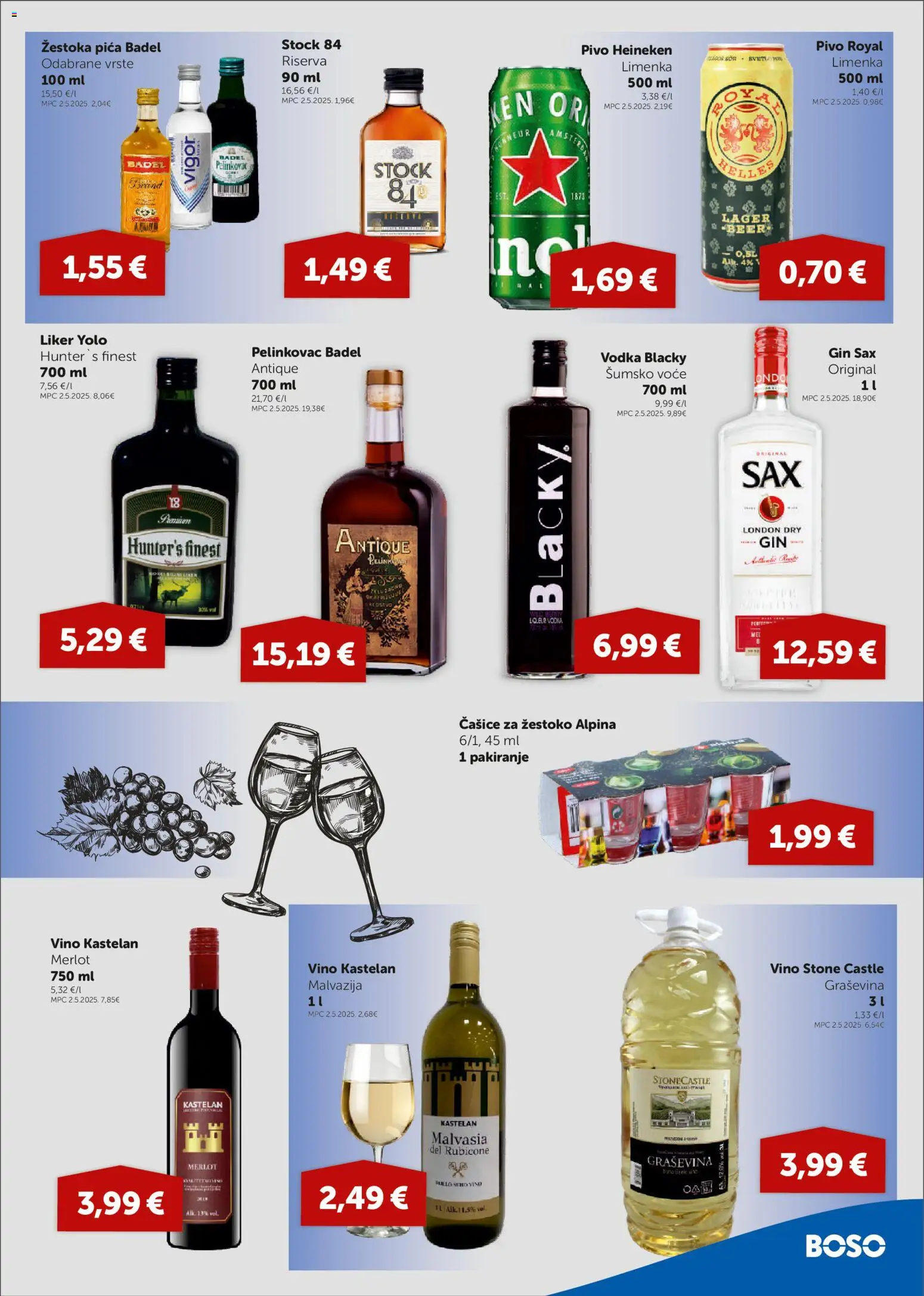 Boso katalog | vrijedi od 26.03.2026 | Stranica: 11 | Proizvodi: Pelinkovac, Pivo, Voće, Vodka