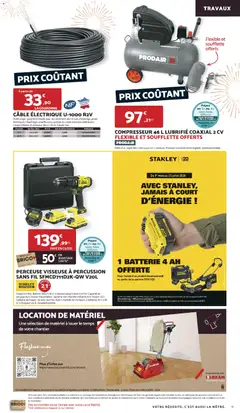 Bricomarché - Prévisualisation de Bricomarché catalogue valide à partir de 22.04.2026 | Page: 11 | Produits: Perceuse, Câble, Compresseur, Perceuse Visseuse