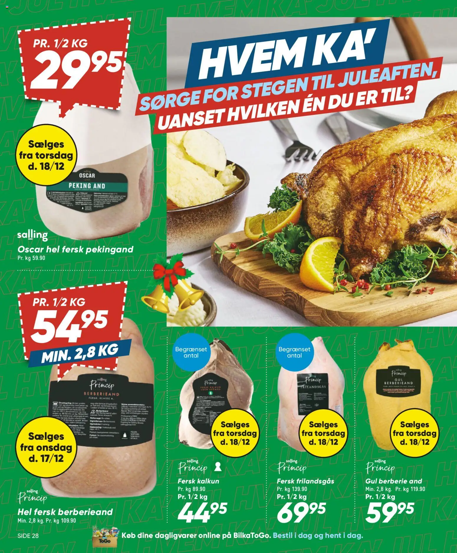 Bilka tilbudsavis – gyldig fra 12.12.2025 | Side: 30 | Produkter: Kalkun