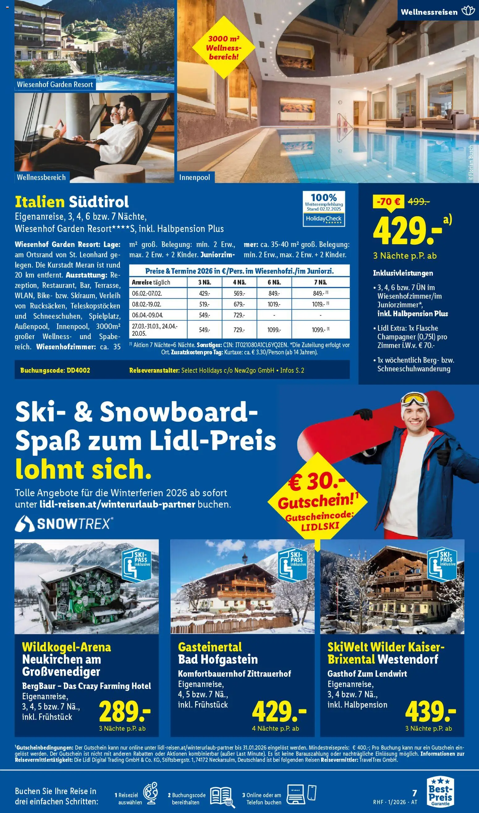 Lidl Jänner Reise - Highlights gültig ab 29.12.2025 | Seite: 7 | Produkte: Telefon, Bad