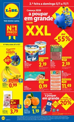 Pré-visualização Lidl folheto válido de 05.01.2026