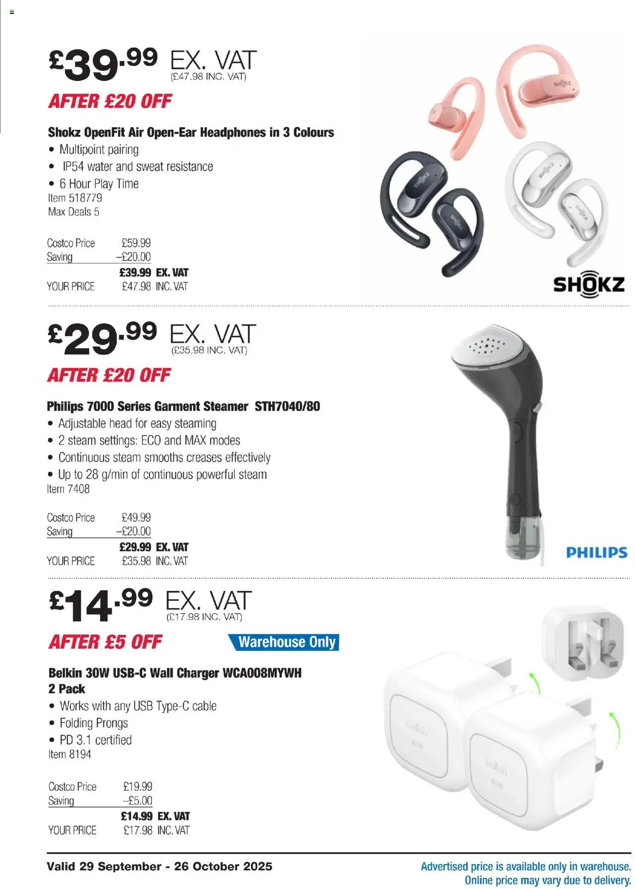 {H1} | Page: 8 | Products: Headphones, Cable, USB