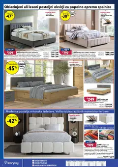 Novi Harvey Norman katalog ponudbe – veljaven od 11.09.2025 | Stran: 6 | Izdelki: Okvir, Posteljni okvir, Postelja