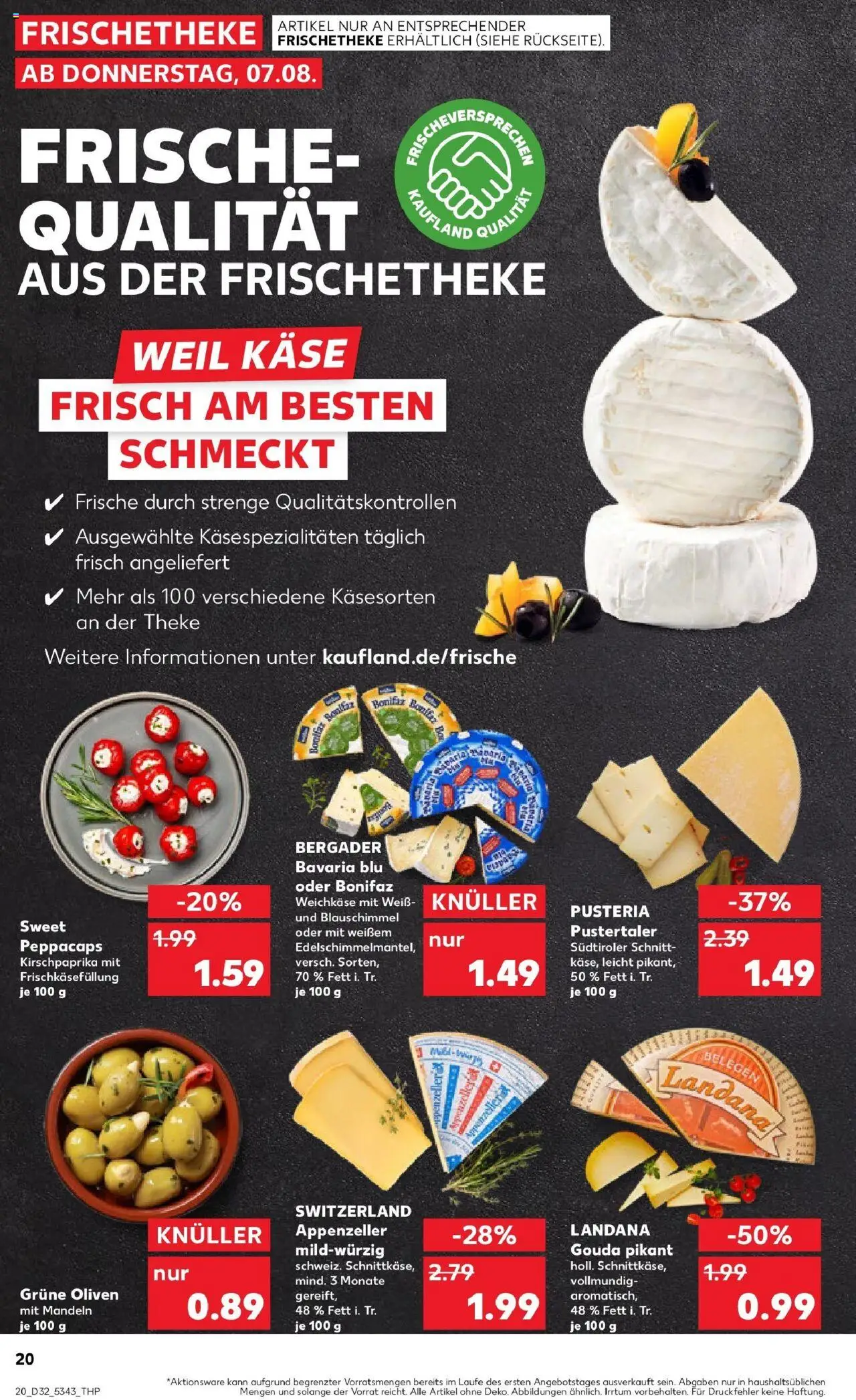 Kaufland prospekt Burghausen	 - gültig ab dem 10.08.2025 | Seite: 33 | Produkte: Käse, Theke, Gouda, Mandeln