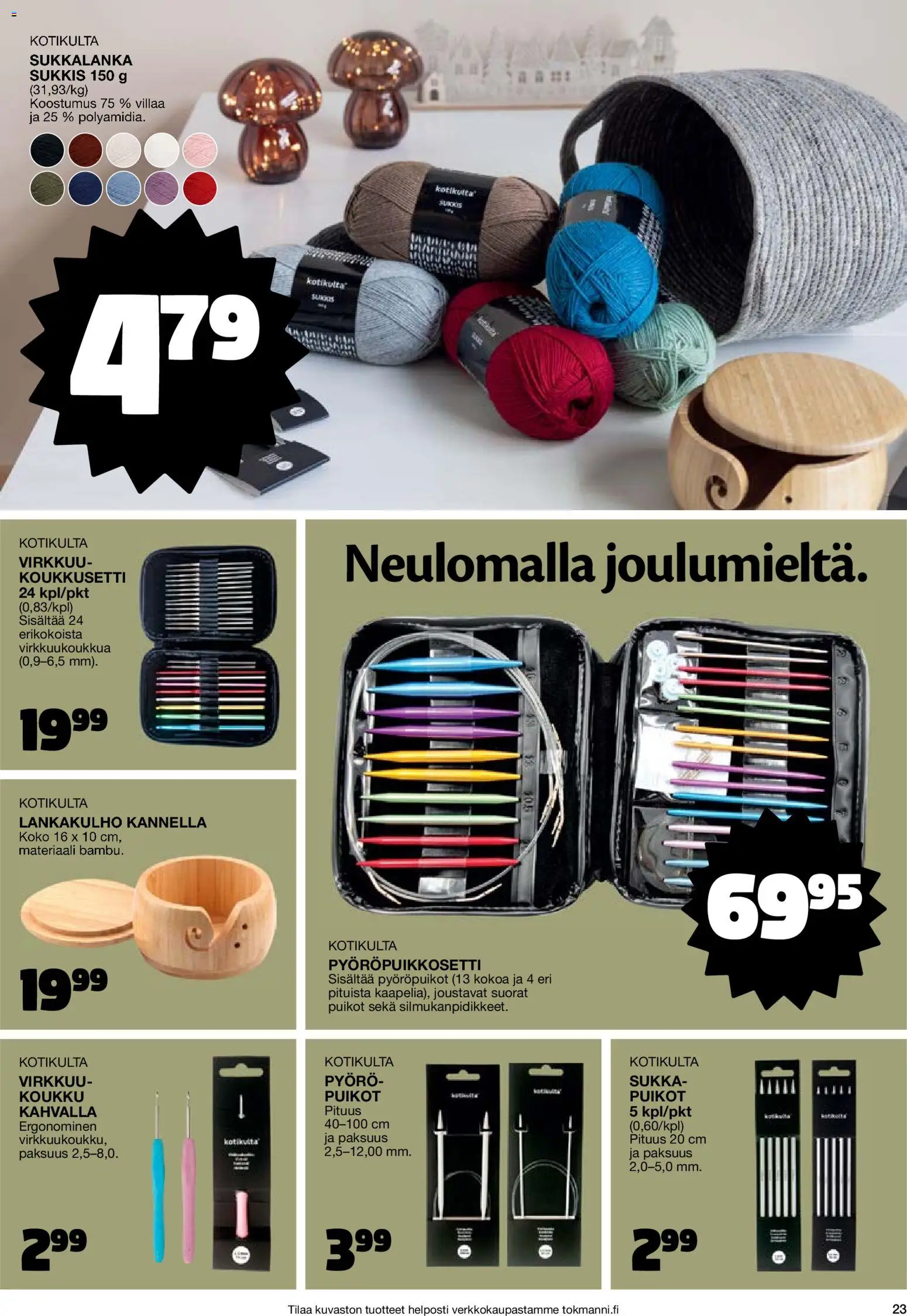 Tokmanni - Joulukuvasto 2025 – voimassa 30.10.2025 alkaen | Sivu: 23