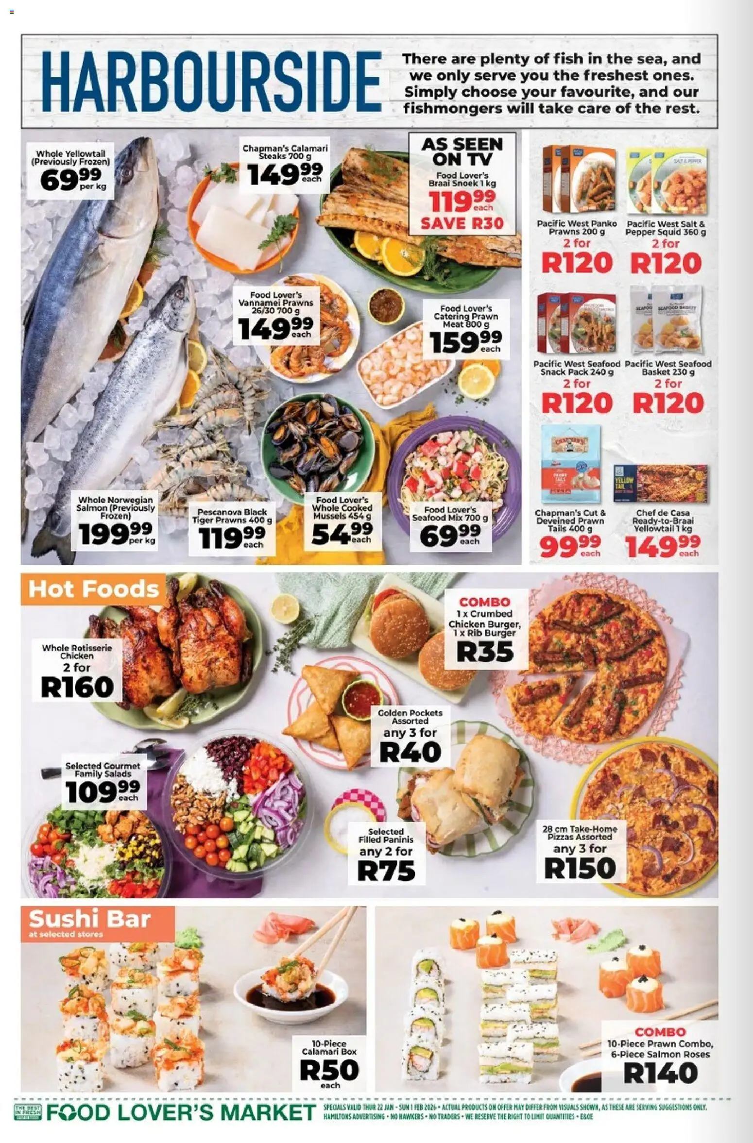 New Food Lover's Market catalogue – valid from 22.01.2026 | Page: 4 | Products: TV, Box, Fish, Seafood