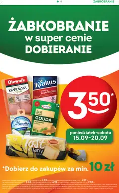 Żabka Gazetka - Codzienne produkty od 10.09.2025 | Strona: 6 | Produkty: Parówki, Szynka, Porzeczka, Margaryna