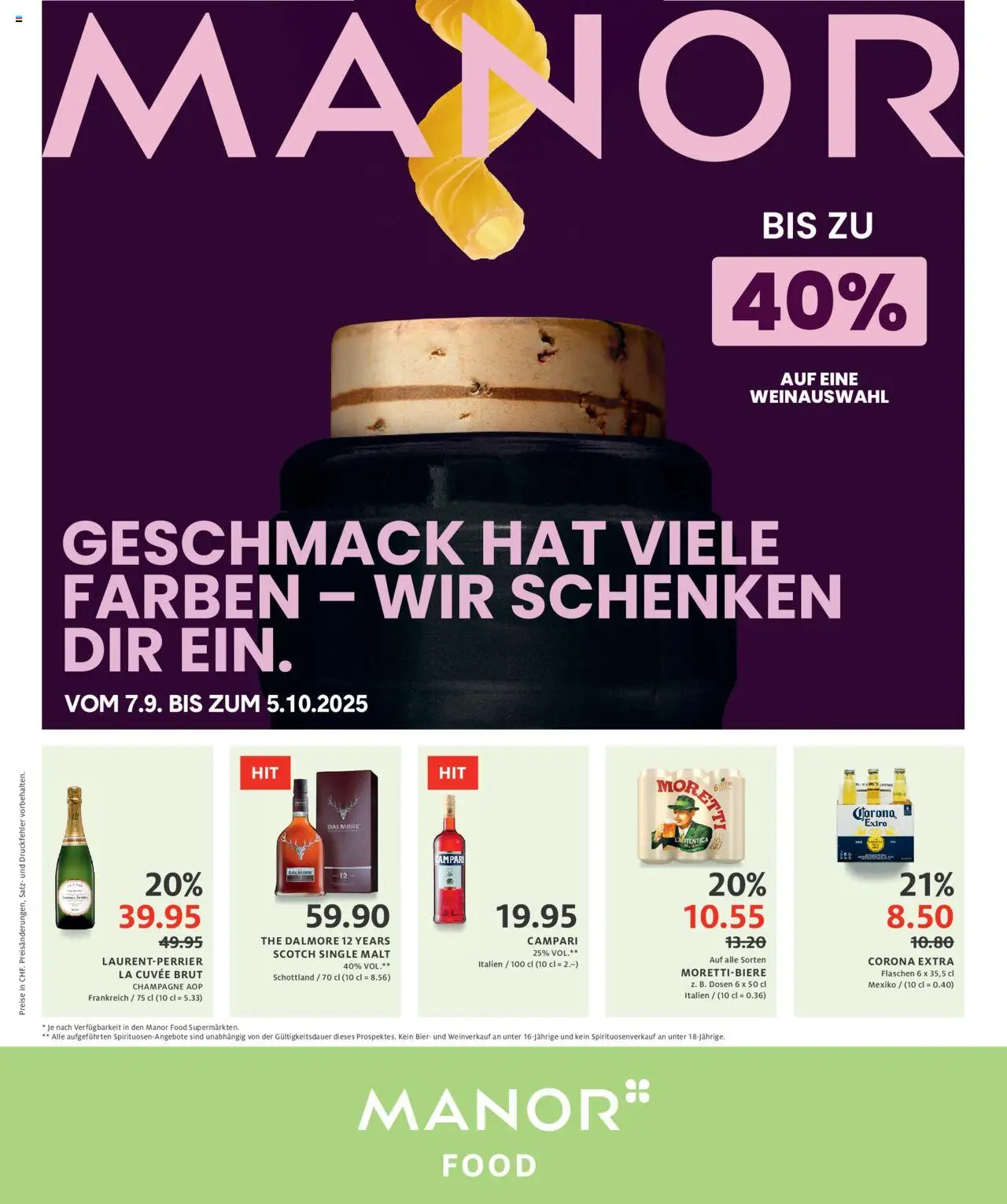 Manor Aktionen – gültig ab 09.09.2025 | Seite: 4 | Produkte: Bier