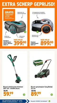 GAMMA folder - Voorbeeld van een folder van GAMMA, geldig van 09.03.2026 | Pagina: 7 | Producten: Grasmaaier, Trimmer, Bluetooth