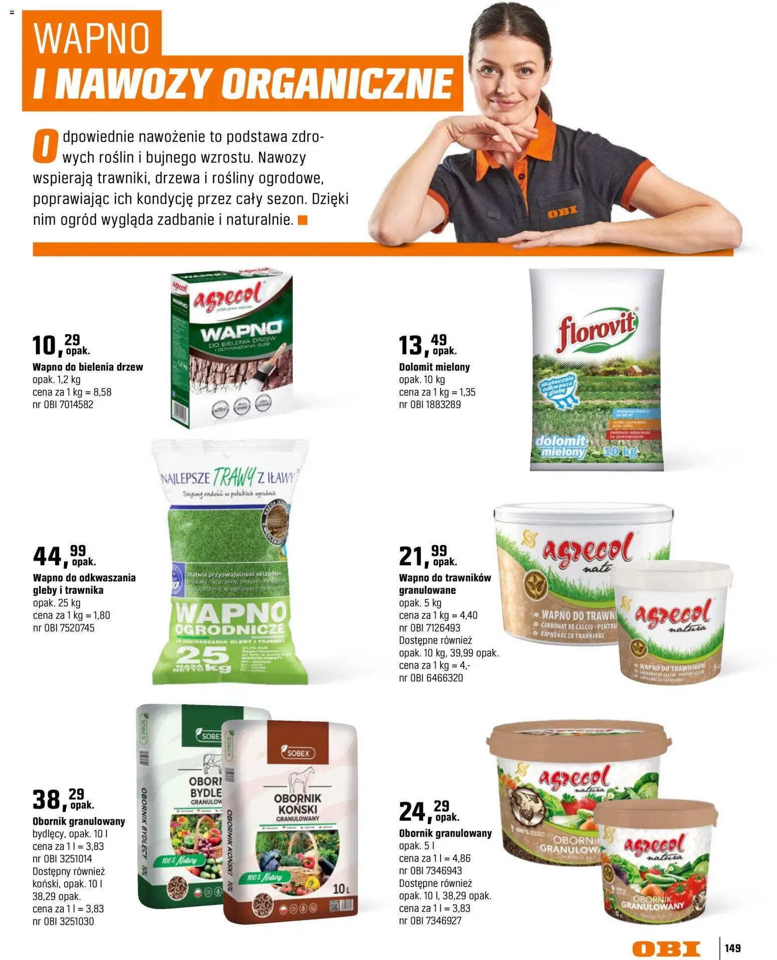 OBI gazetka - Ogród od 11.03.2026 | Strona: 149 | Produkty: Trawy, Rosliny