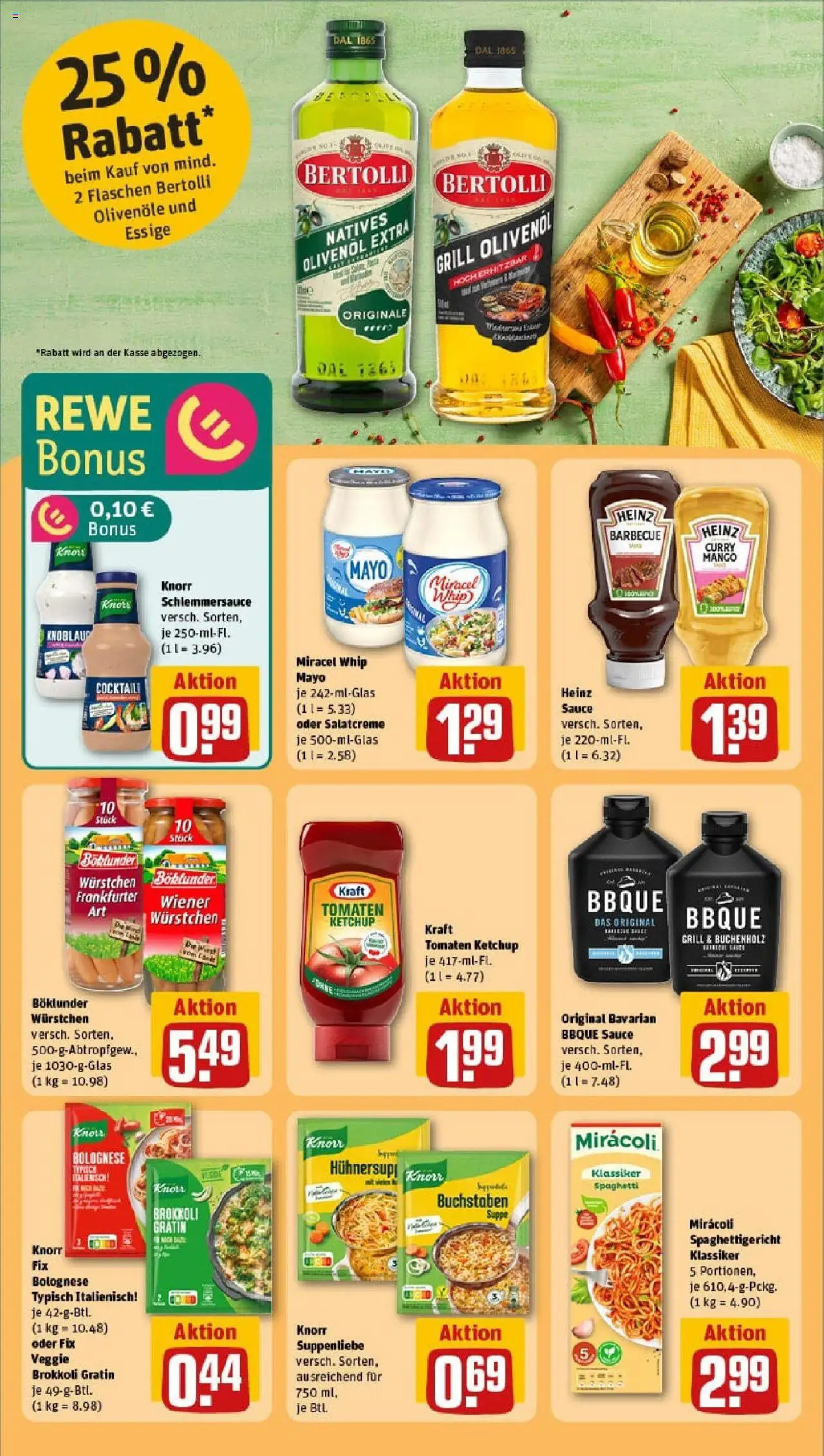 Rewe prospekt Potsdam	 - gültig ab dem 29.06.2025 | Seite: 26 | Produkte: Knorr fix, Miracel whip, Mayonnaise, Ketchup