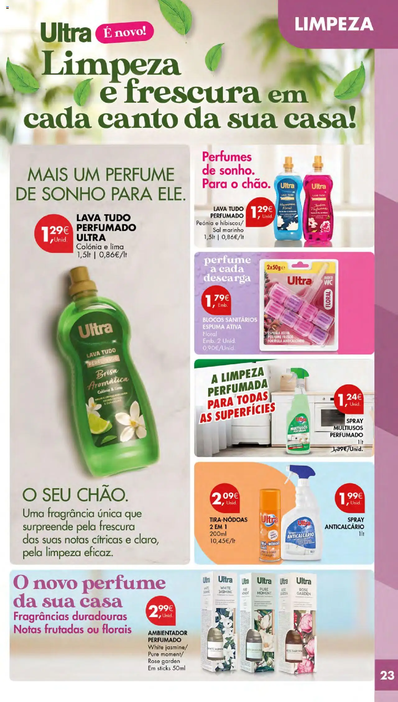 Pingo Doce - Cuidados Pessoais e para o Lar Açores │ válido de 02.10.2025 | Página: 23 | Produtos: Perfumes, Perfume, Fragrância, Sal