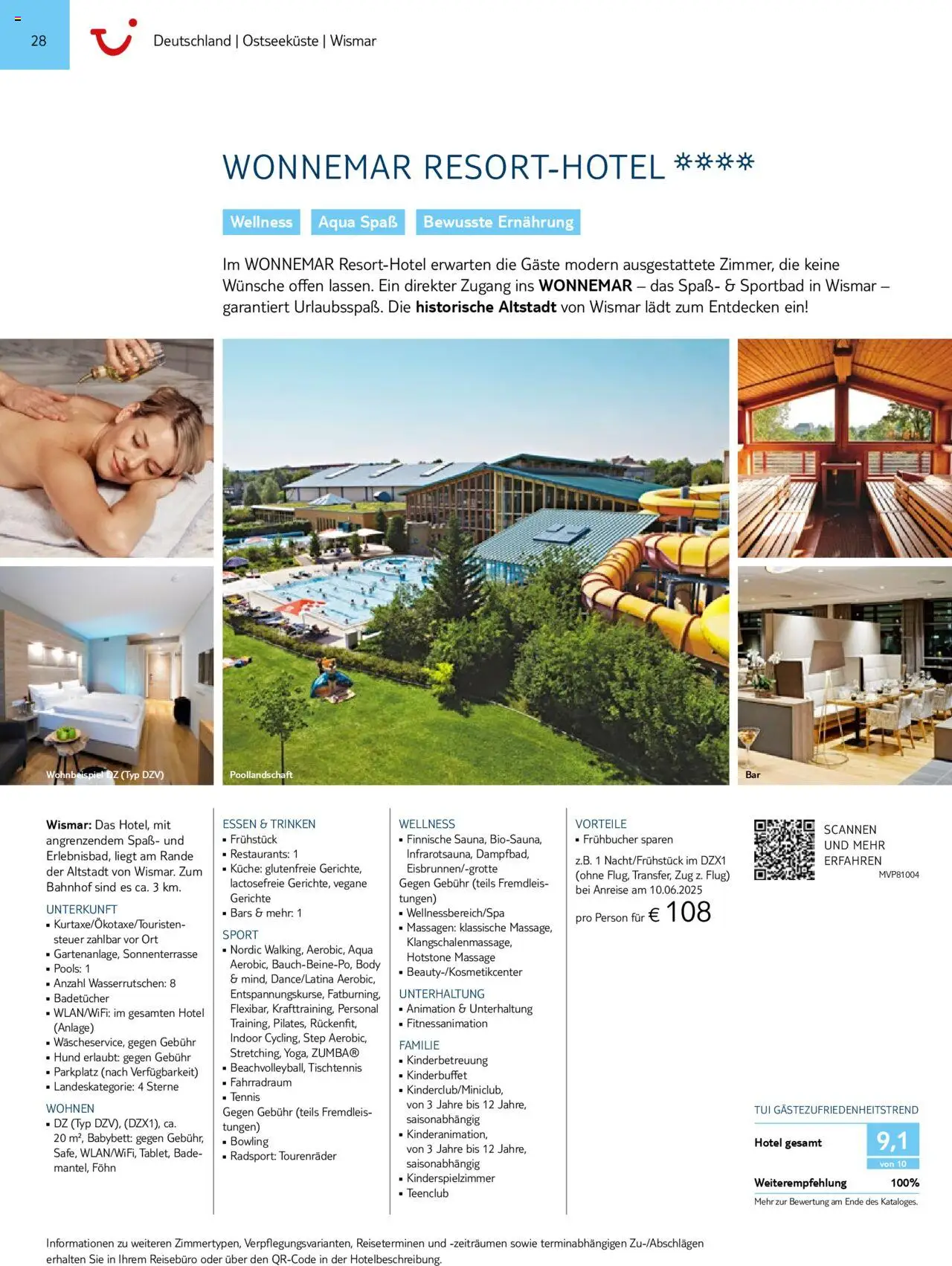 Aida - Urlaub mit eigener Anreise 2025/26 – gültig ab 01.11.2024 | Seite: 28 | Produkte: Babybett, Küche, Föhn