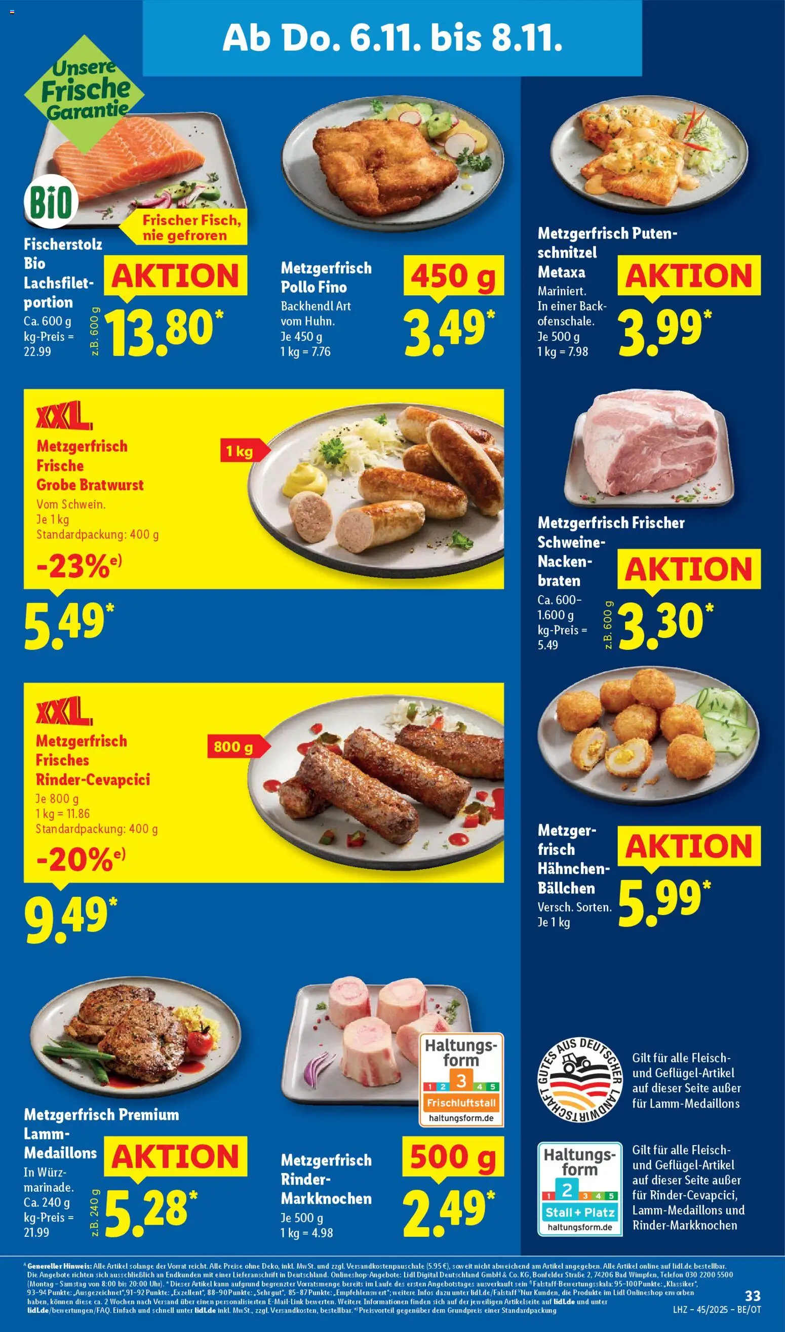 Lidl Prospekt Zossen – gültig ab 03.11.2025 | Seite: 57 | Produkte: Bad, Bratwurst, Metaxa, Fleisch