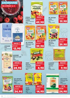Kaufland leták od 02.07.2025 | Strana: 30 | Produkty: Třtinový cukr, Kyselina citronová, Gelfix, Cukr