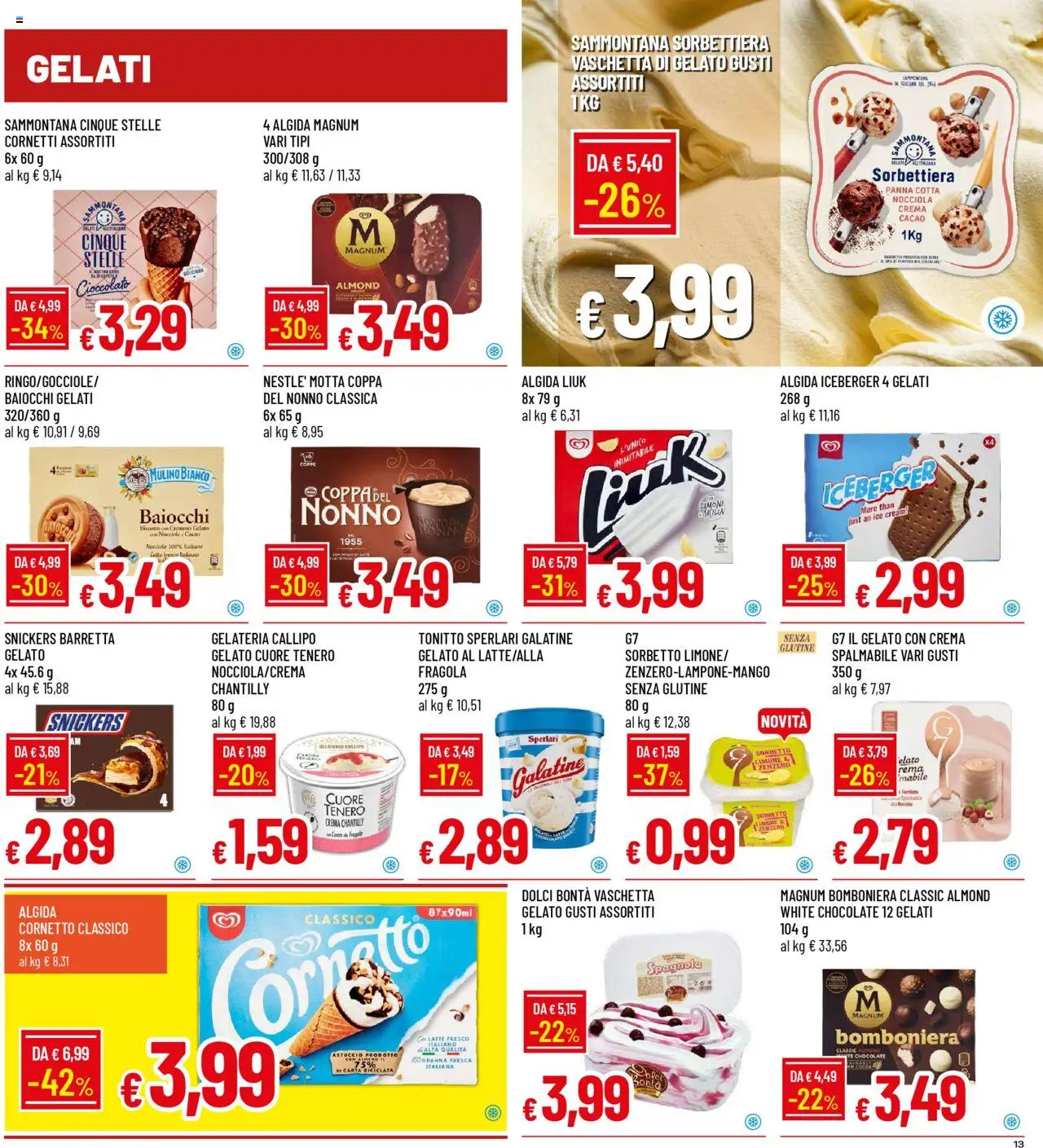 Volantino Famila del 18.08.2025 | Pagina: 13 | Prodotti: Cioccolato, Nocciole, Barretta, Cacao