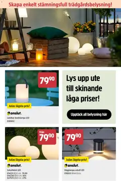 Jula erbjudanden - Förhandsvisning av reklamblad från butik Jula aktuell från 26.02.2026 | Sida: 26 | Produkter: Bordslampa, Vägglampa