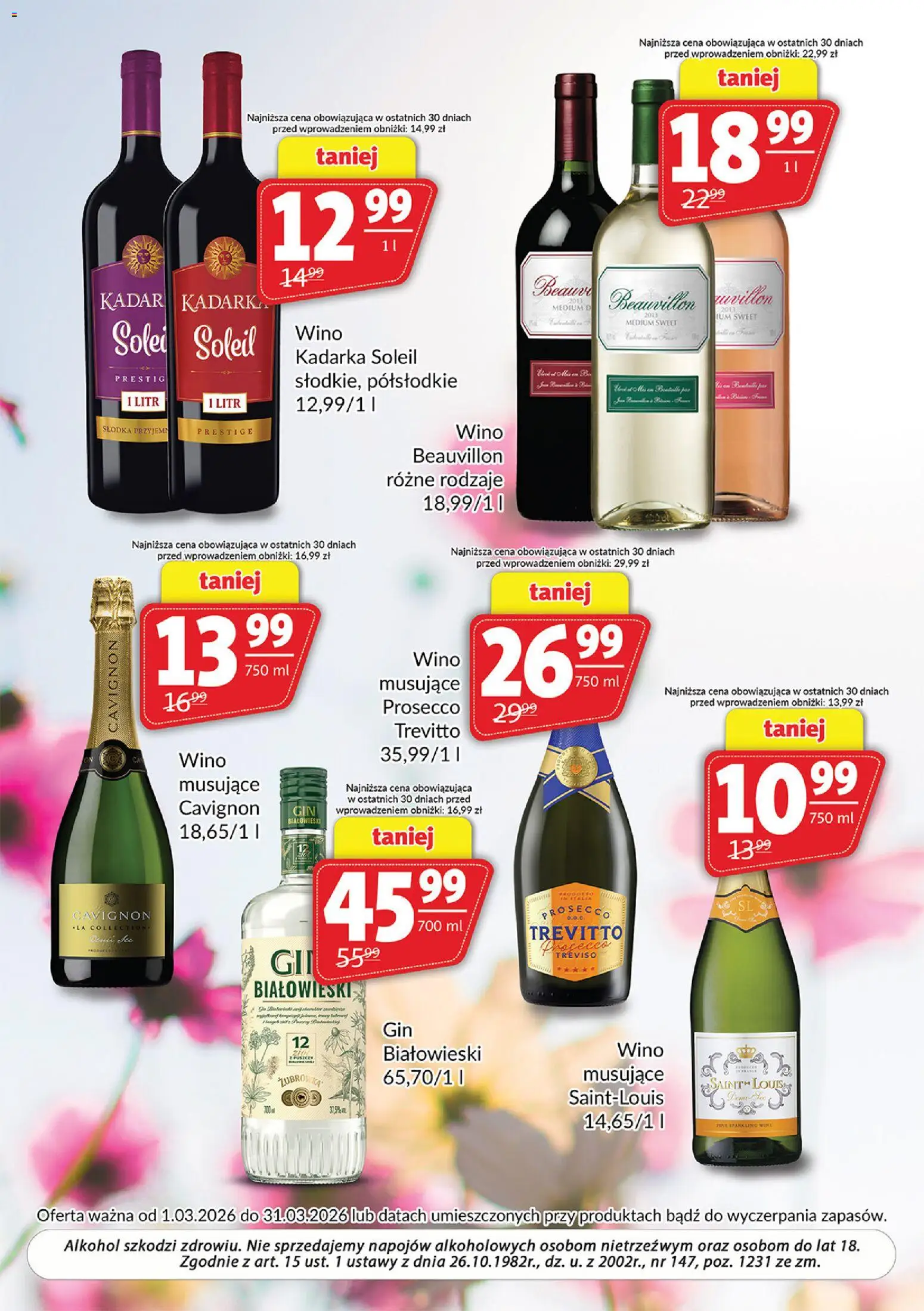 Prim Market gazetka - Oferta alkoholowa od 01.03.2026 | Strona: 6 | Produkty: Wino Kadarka, Wino, Alkohol, Prosecco