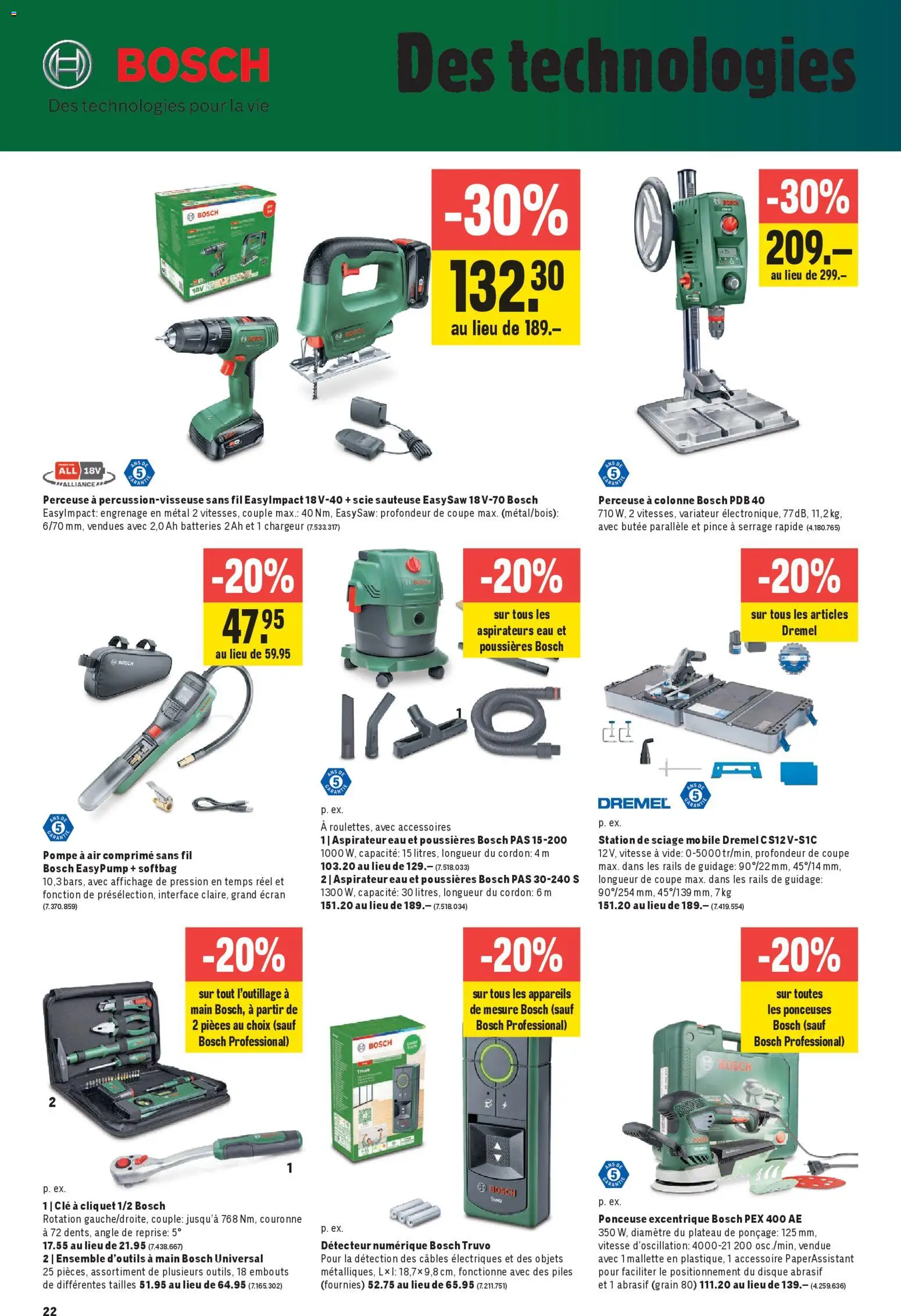 Jumbo aktionen FR – gültig ab 12.03.2026 | Seite: 22 | Produkte: Bosch