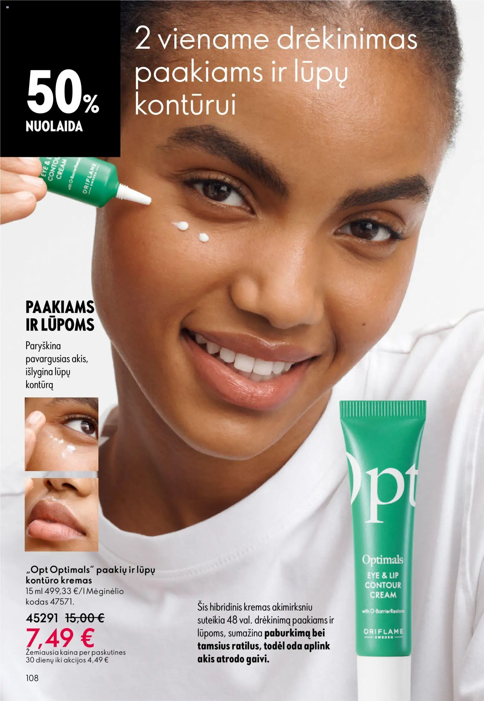 Oriflame akcijos nuo 28.01.2026 | Puslapis: 108 | Prekių: Kremas