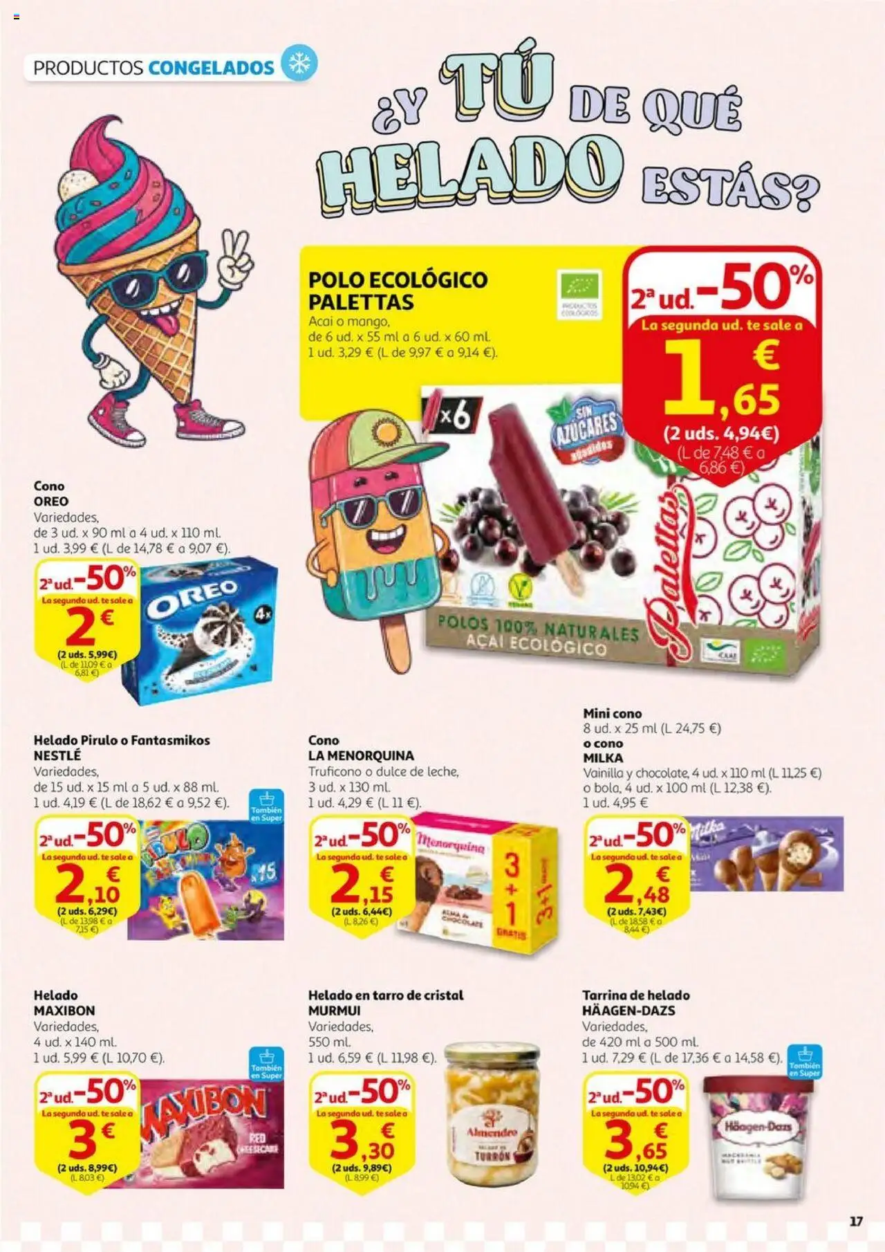 Alcampo - HG Unificado Nacional  │ válido desde el 03.06.2025 | Página: 17 | Productos: Té, Helado