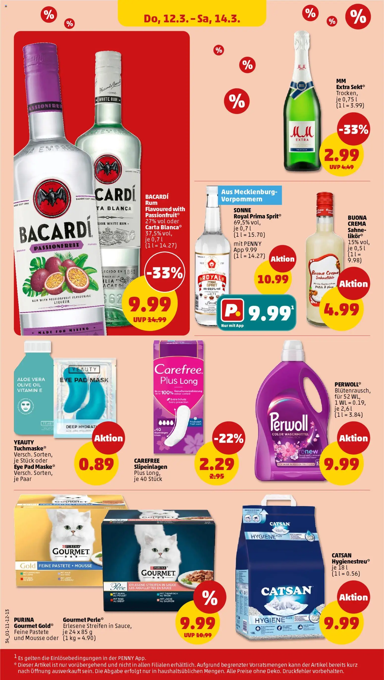 Penny Prospekt 	 – gültig ab 09.03.2026 | Seite: 36 | Produkte: Thunfisch, Likör, Lachs, Waschmittel