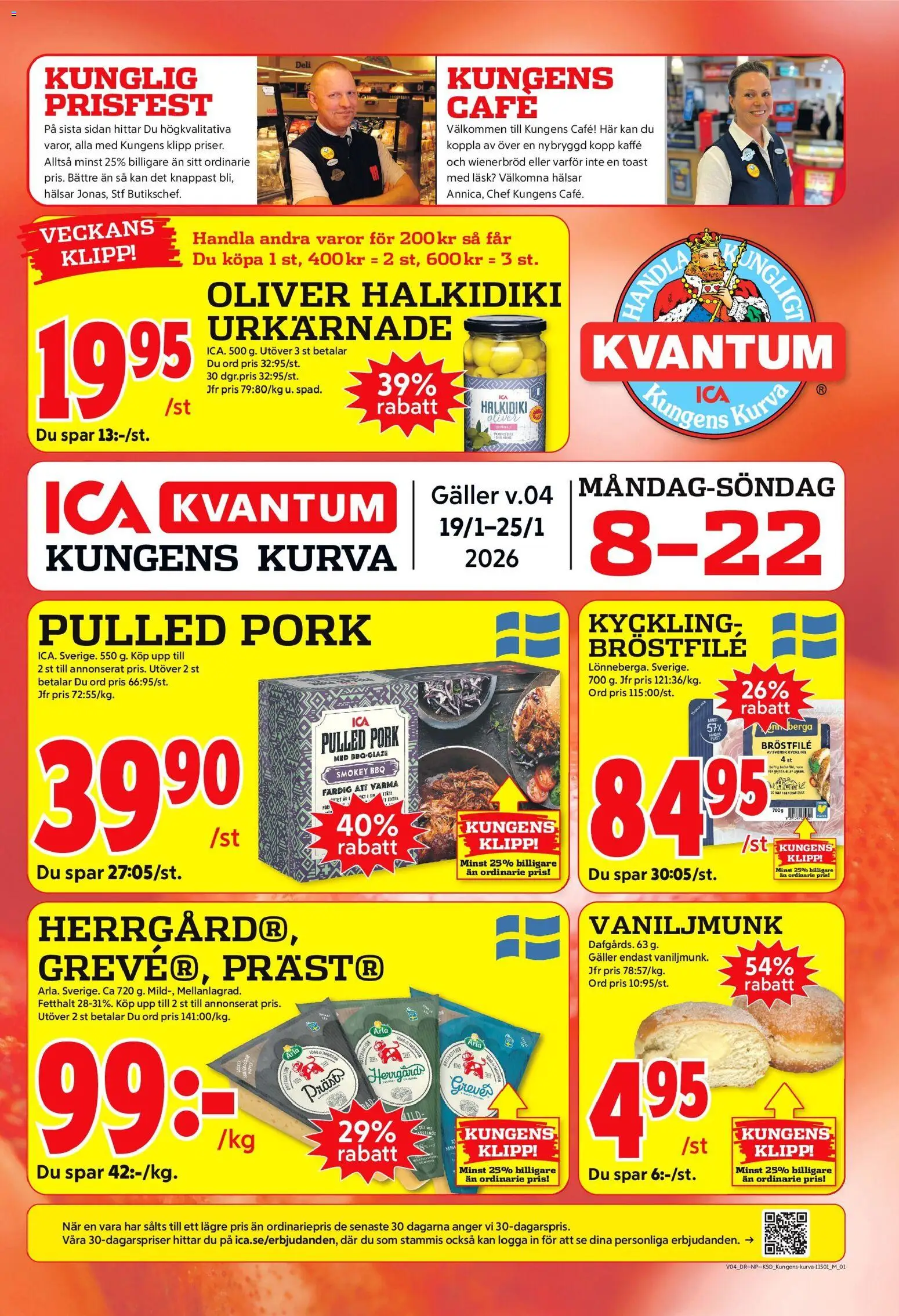 ICA Kvantum reklamblad aktuell från 19.01.2026 | Sida: 1