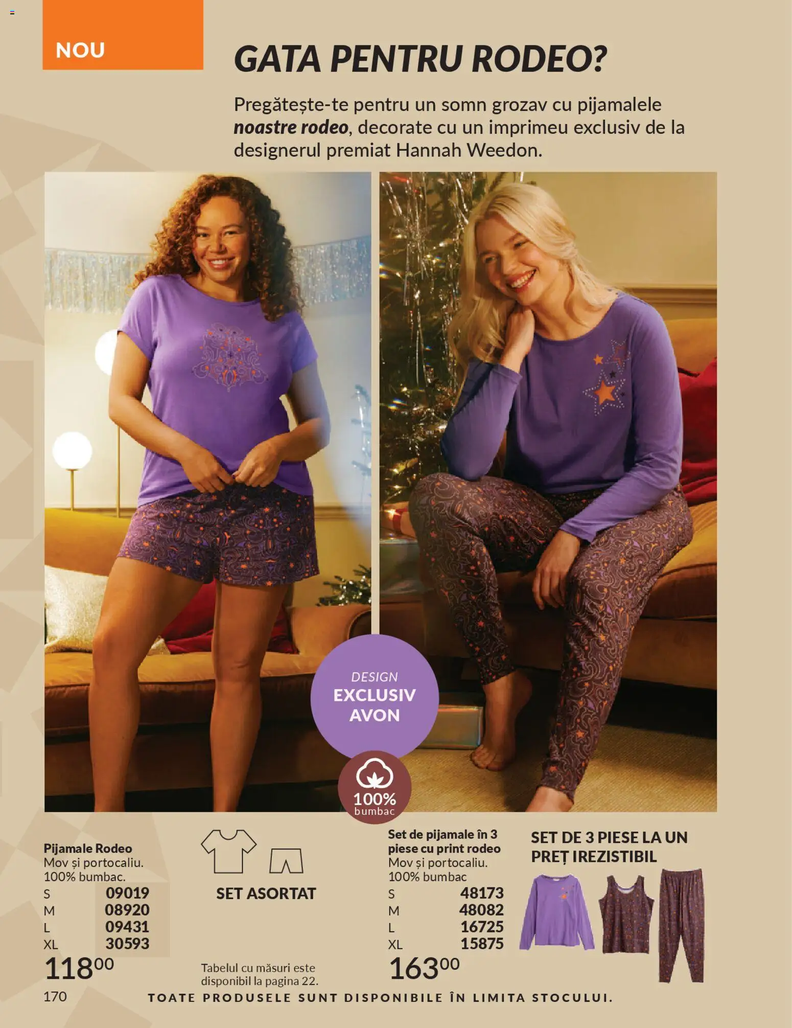 Noul catalog Avon – valabil de la 01.11.2025 | Pagină: 170 | Produse: Pijamale