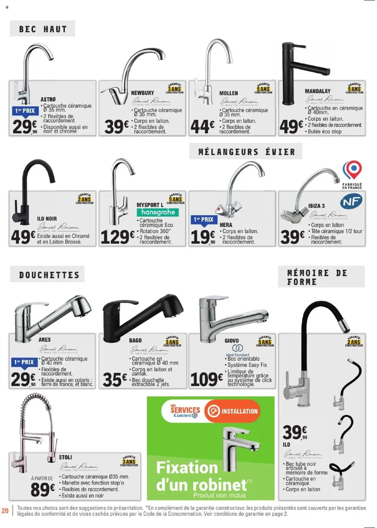  | Page: 20 | Produits: Robinet, Cartouche